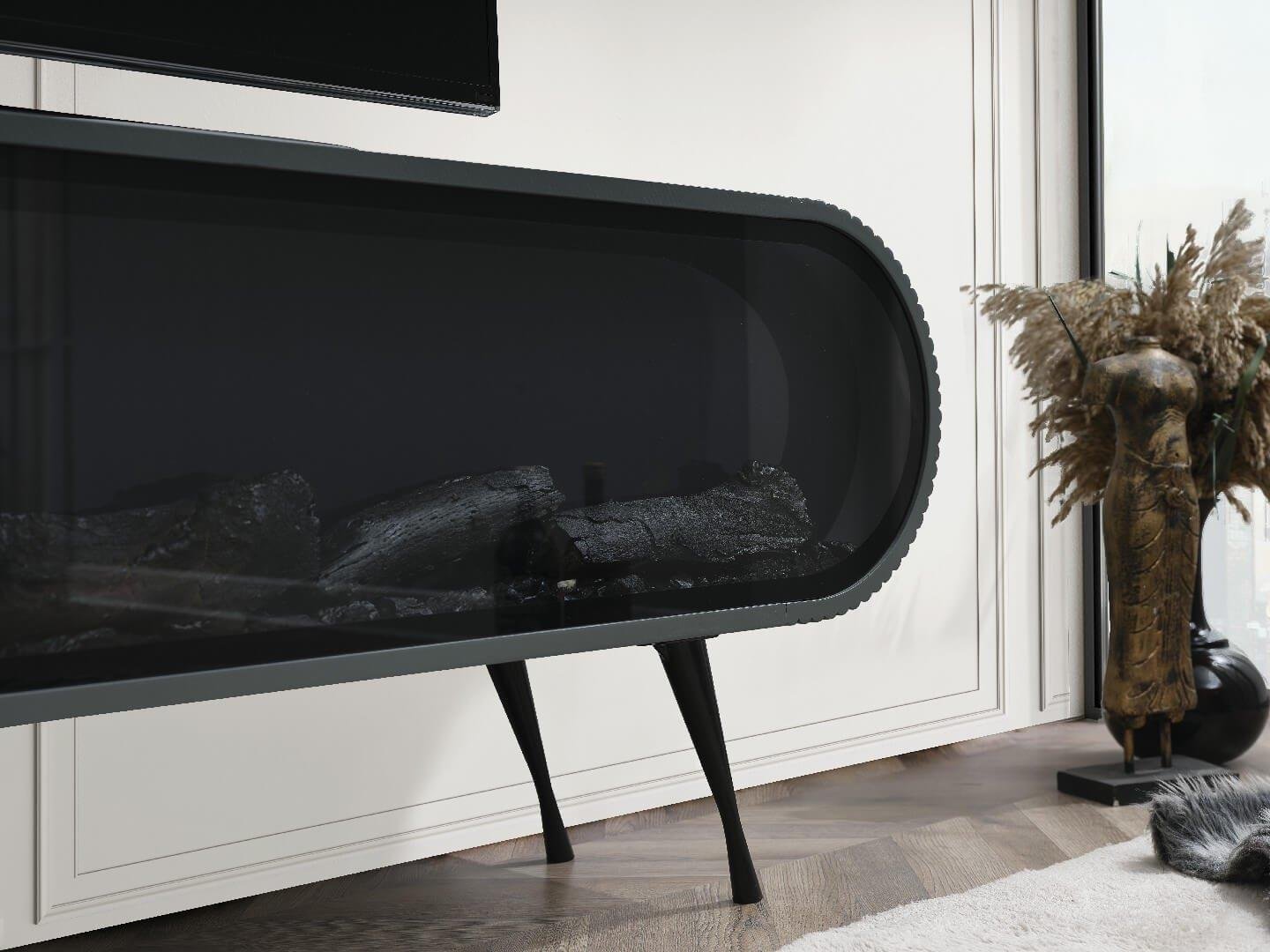 DUO Şömineli Tv Ünitesi  Antrasit