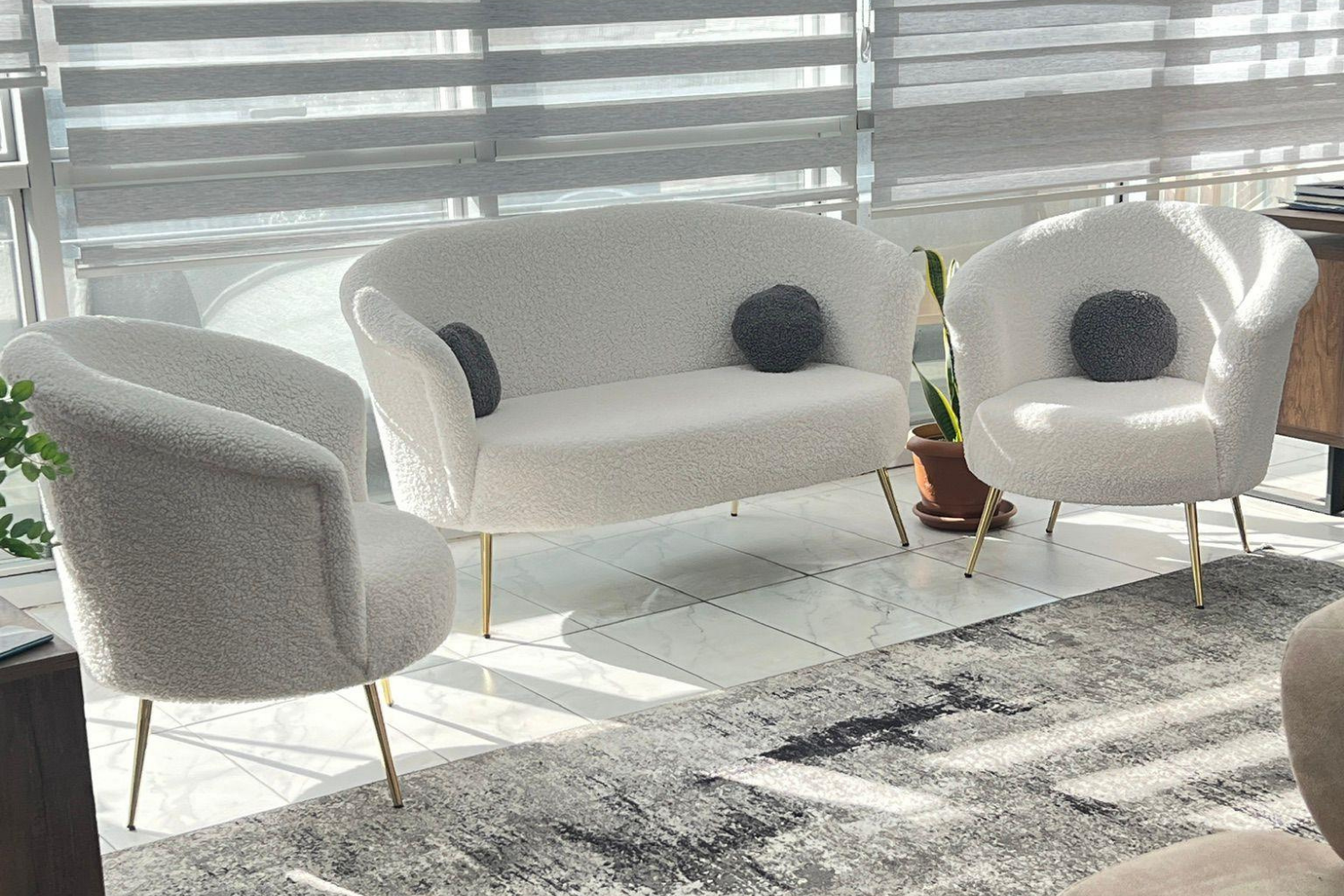 Esla Teddy Çay Seti Oturma Grubu