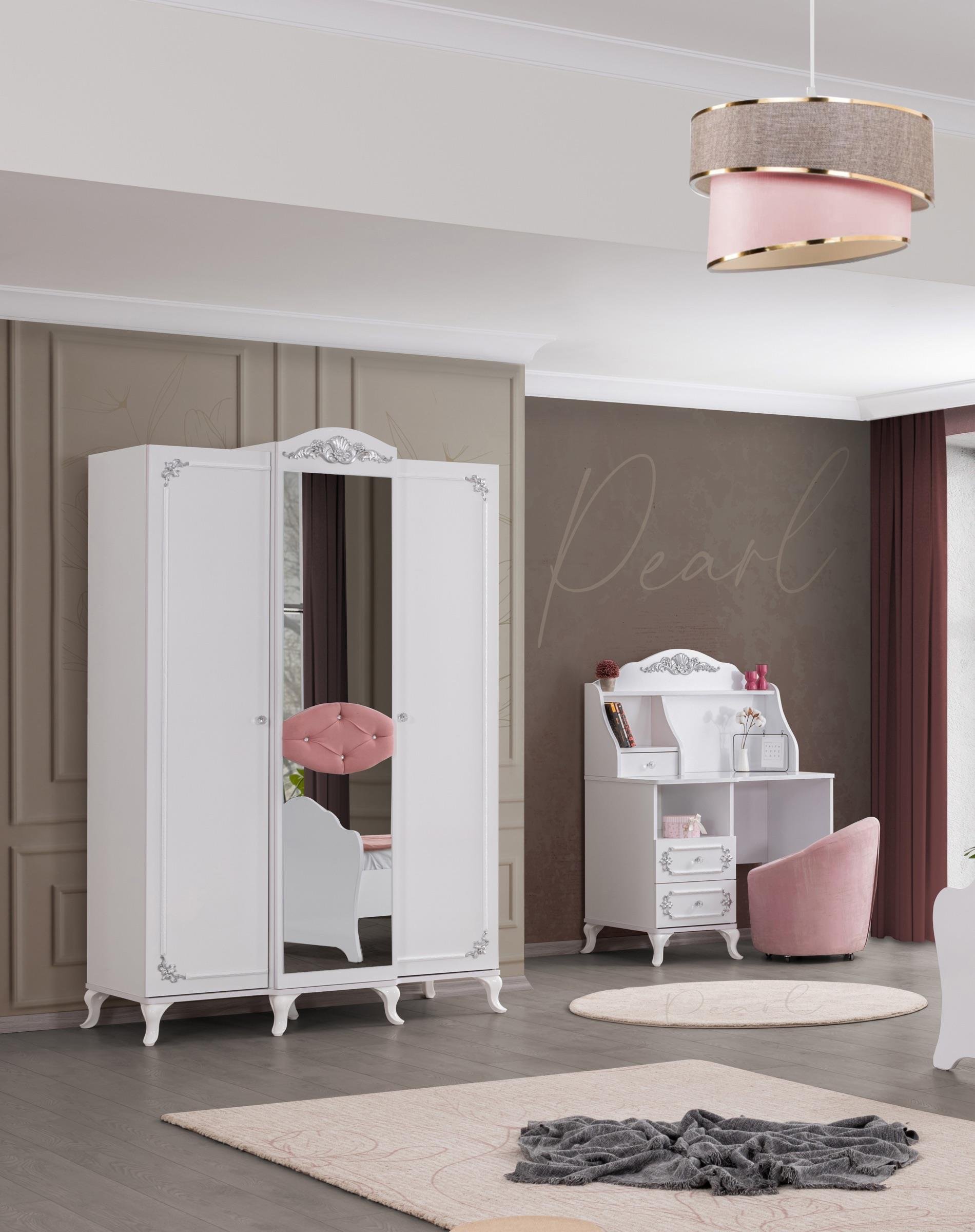 İnci Genç Odası 3 Kapılı Dolap