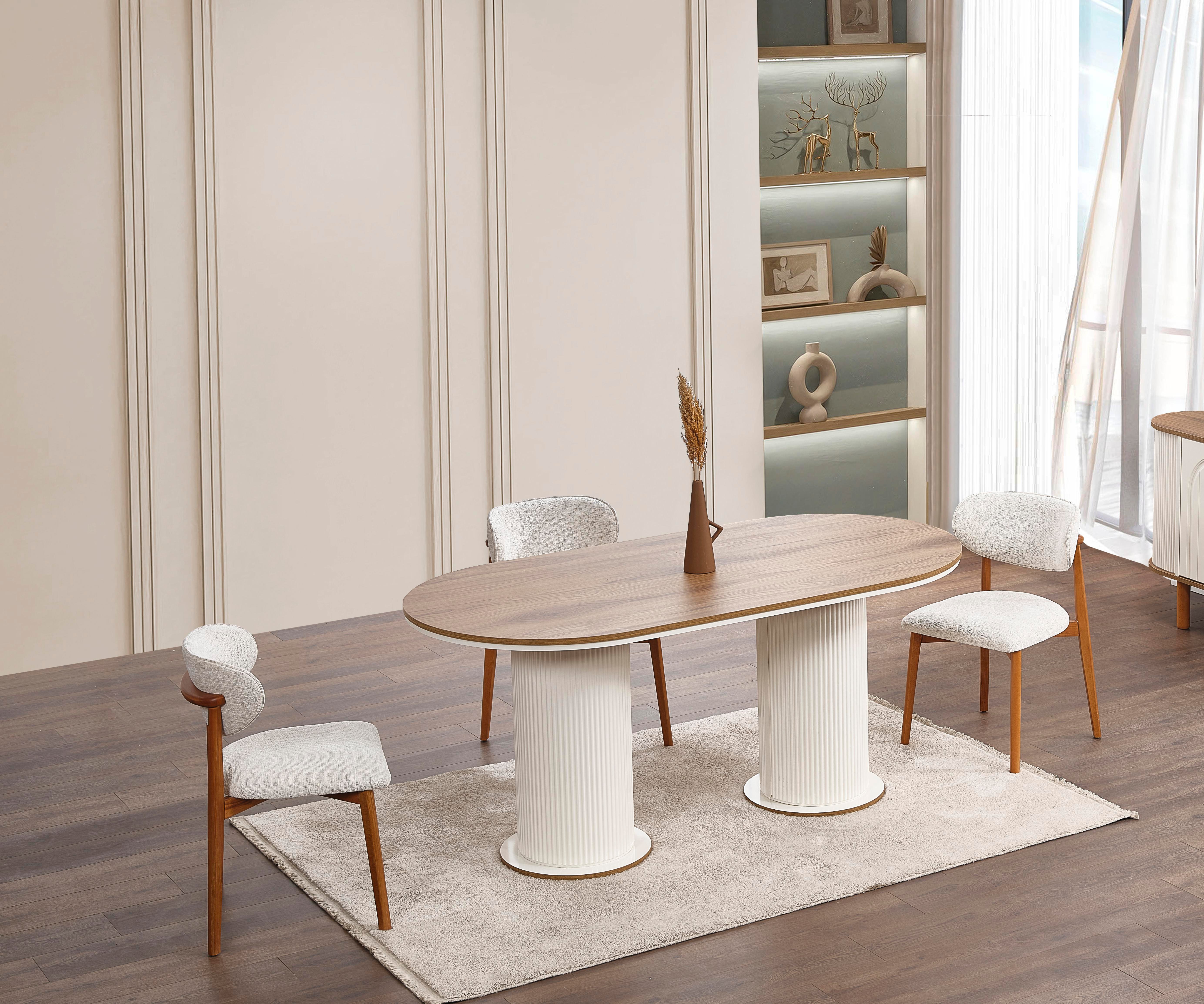 Oslo Mdf Yemek Odası Takımı