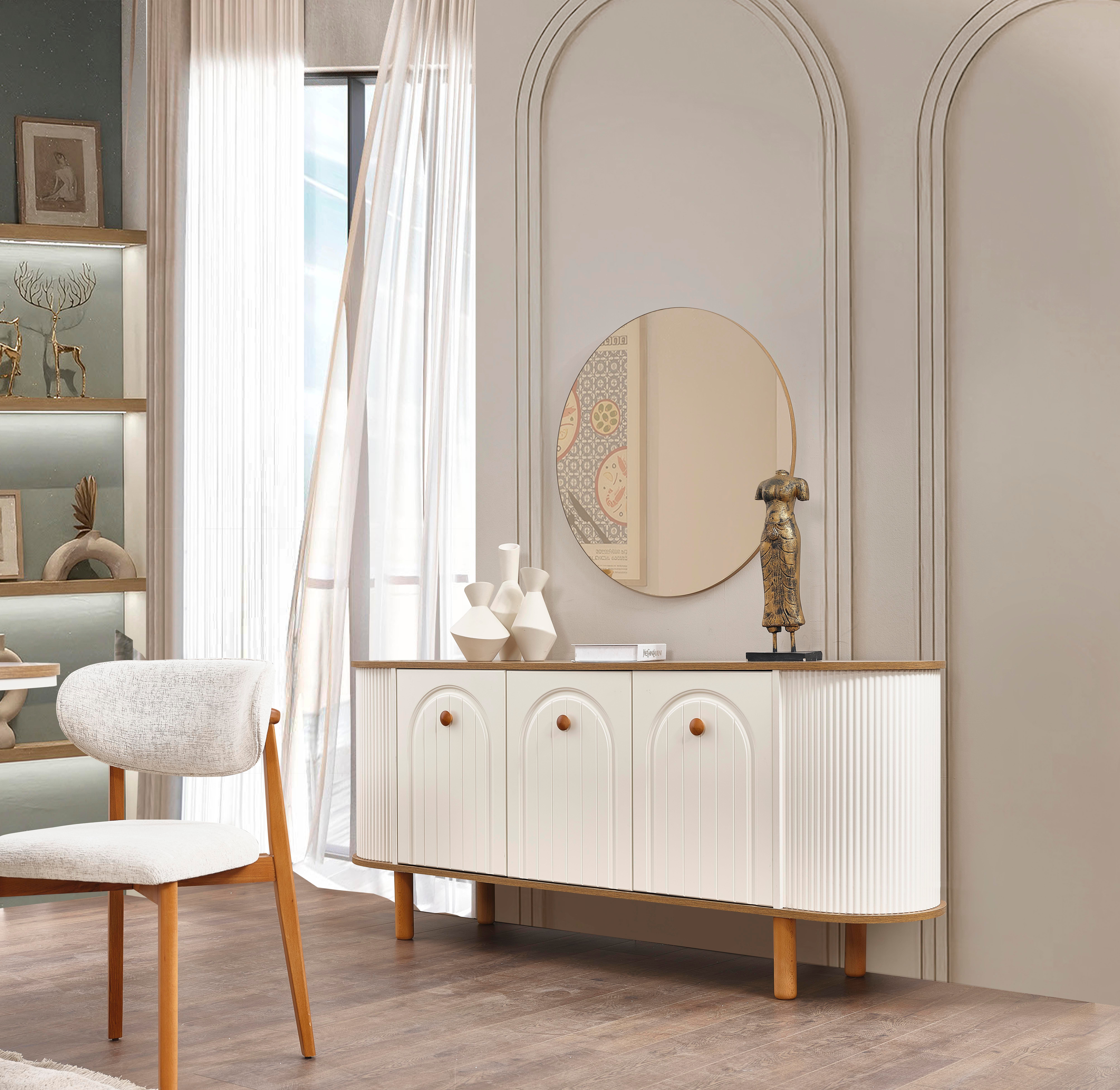 Oslo Mdf Yemek Odası Takımı
