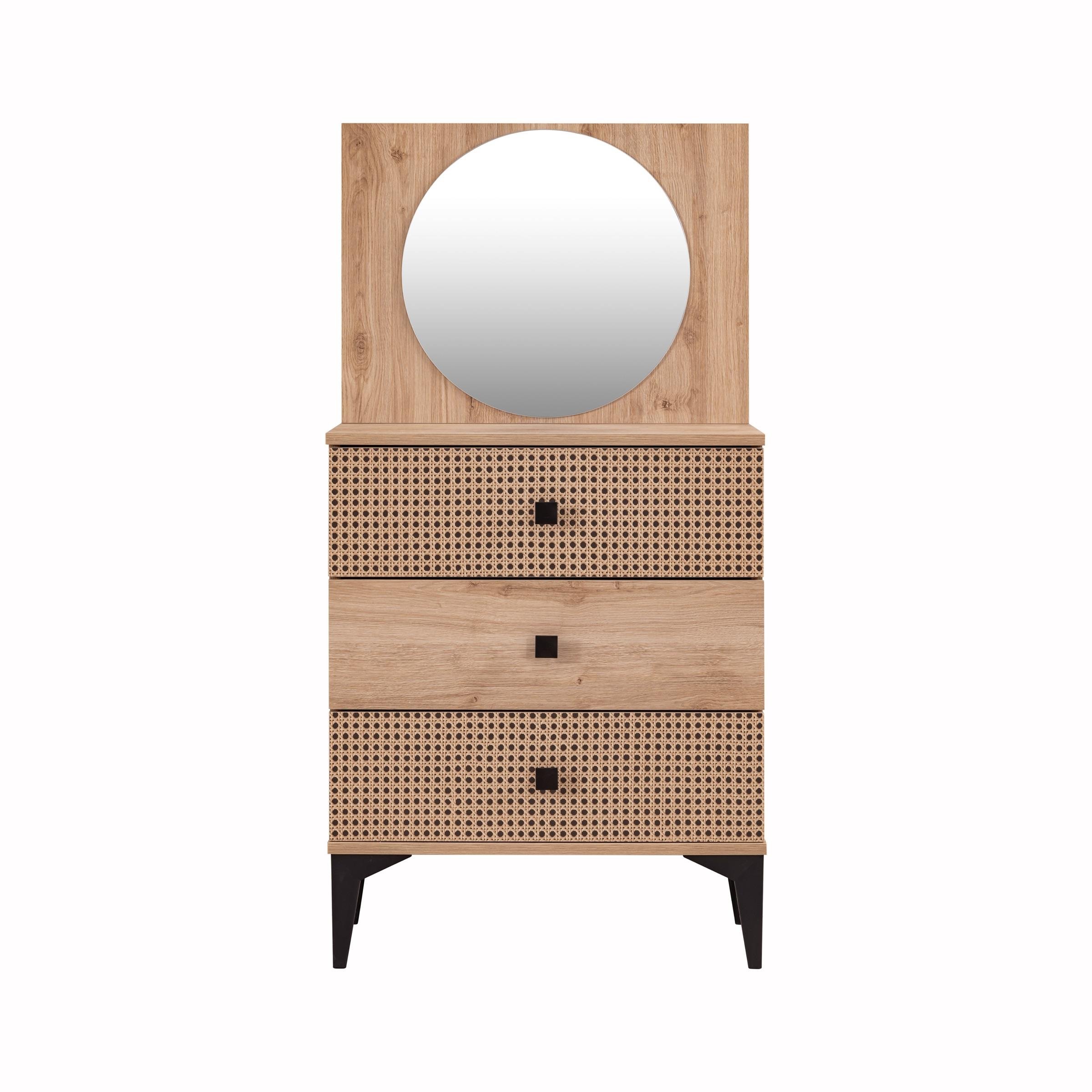 Rustik Genç Odası 3 Kapılı Dolap