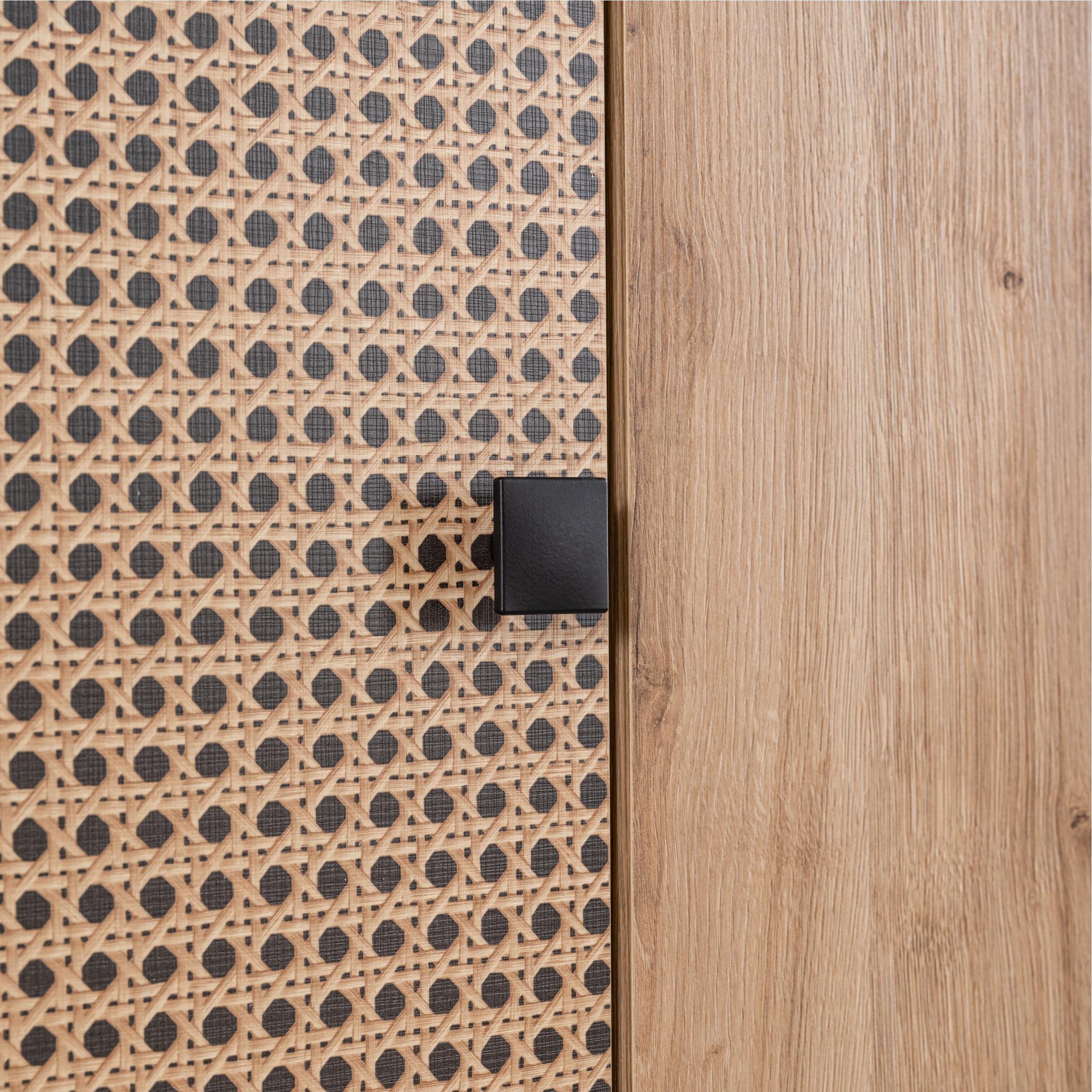 Rustik Ranzalı Genç Odası 4 Kapılı Dolap