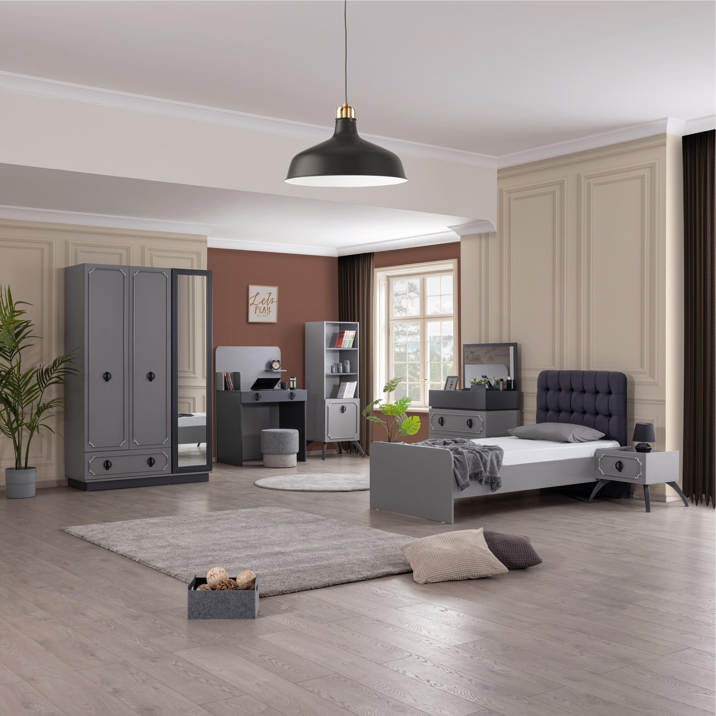 Stil Genç Odası 4 Kapılı Dolap