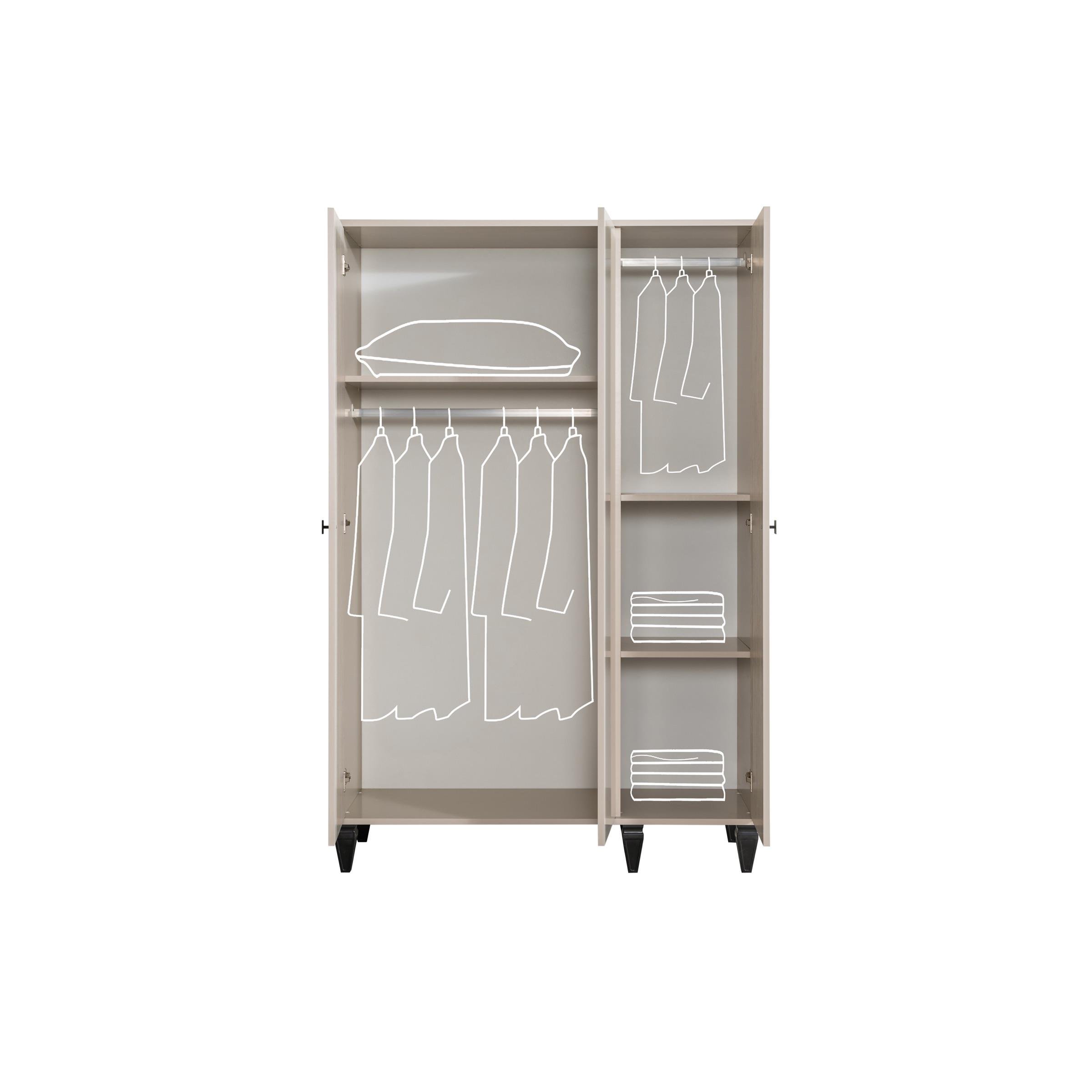 Story Ranzalı Genç Odası 3 Kapılı Dolap