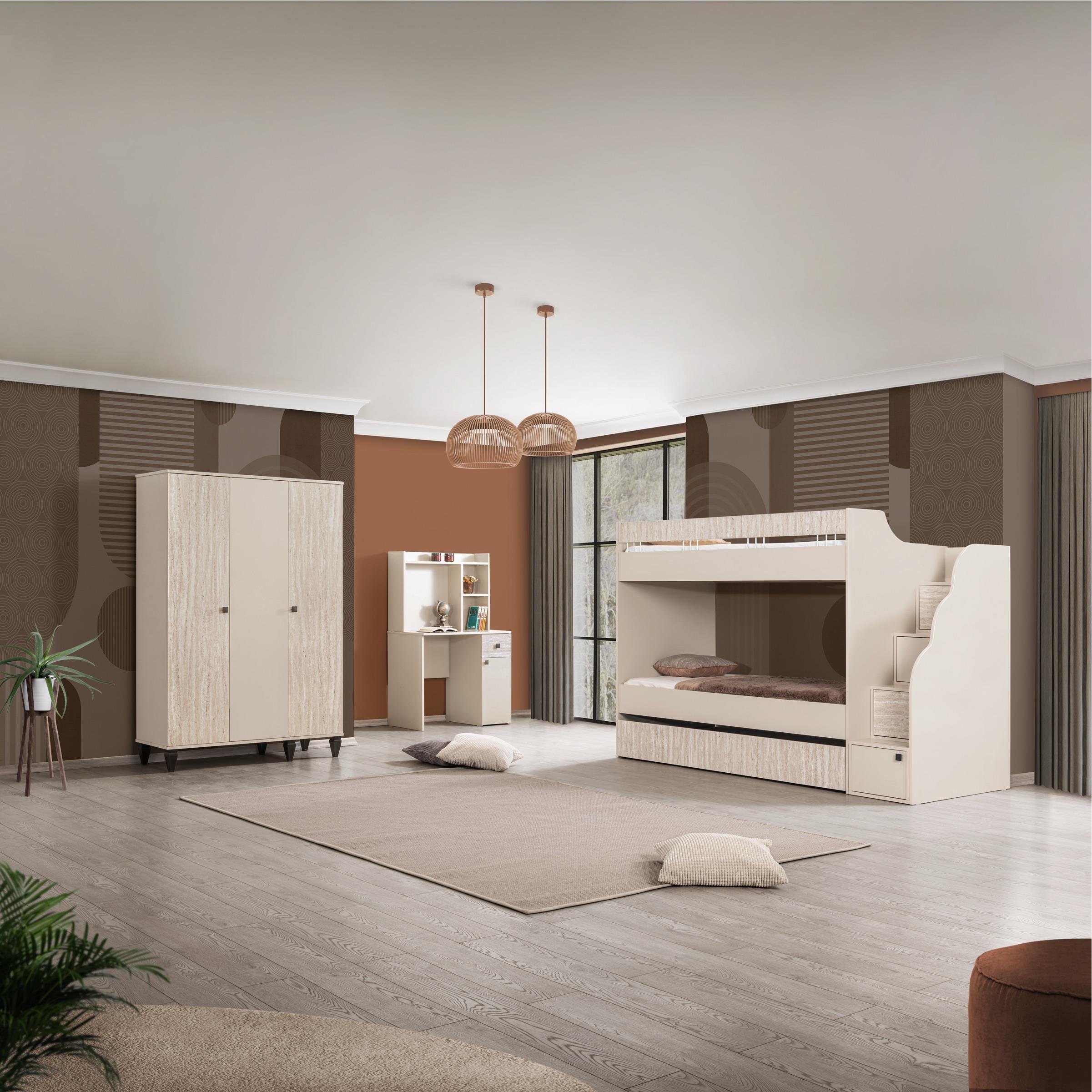 Story Ranzalı Genç Odası 3 Kapılı Dolap