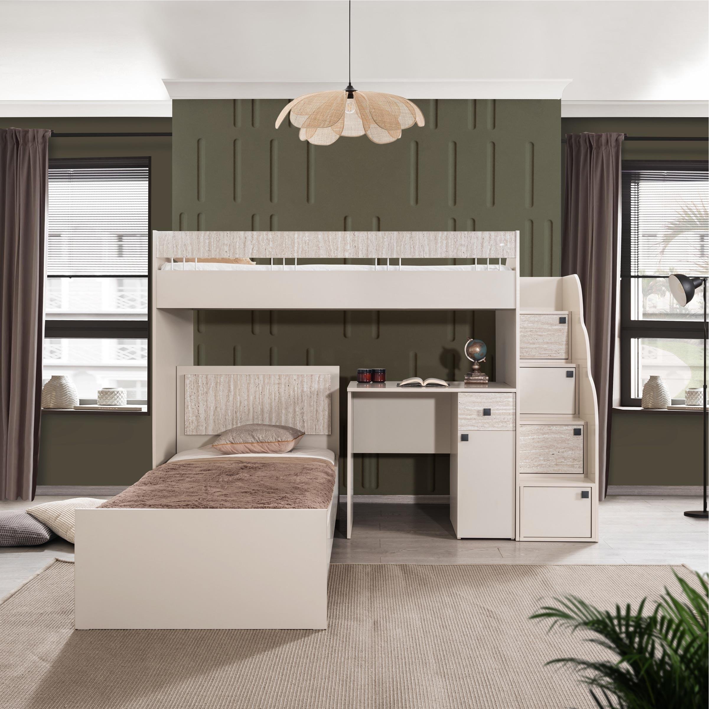 Story Ranzalı Genç Odası 4 Kapılı Dolap