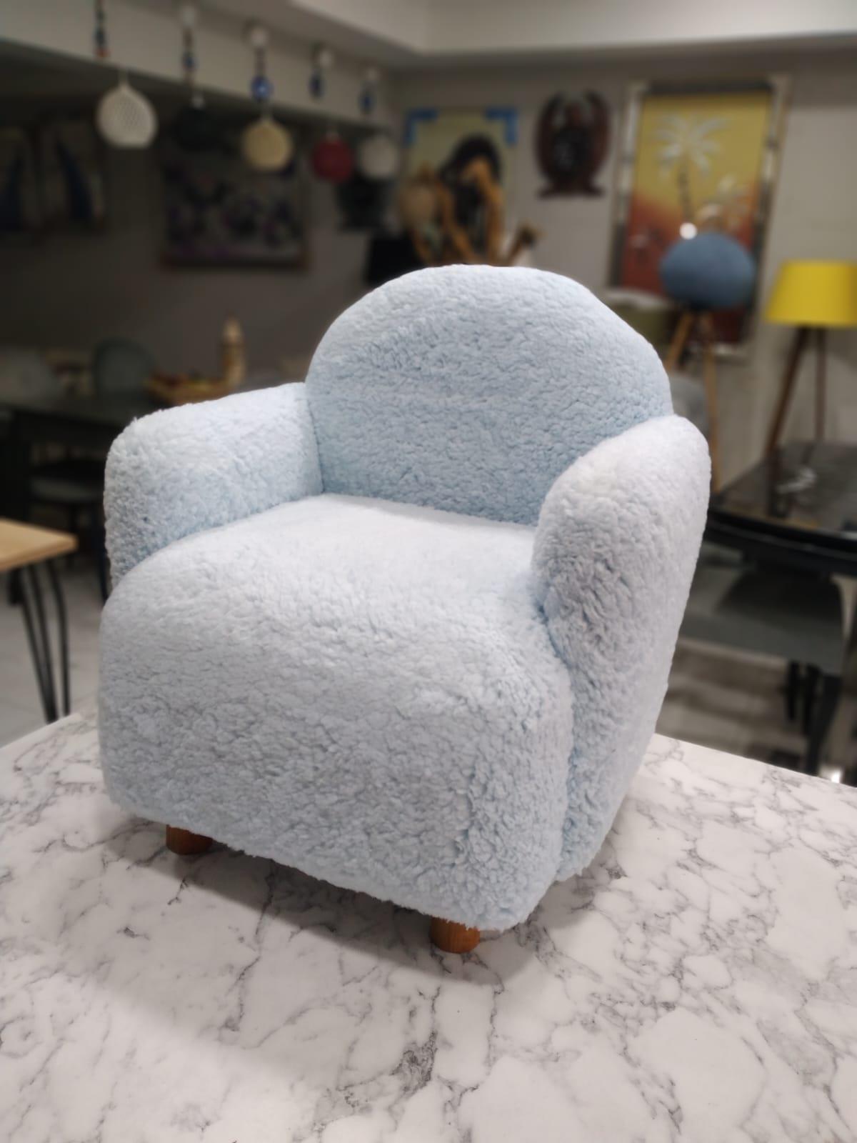 Teddy Ahşap Ayaklı Çocuk Koltuk 