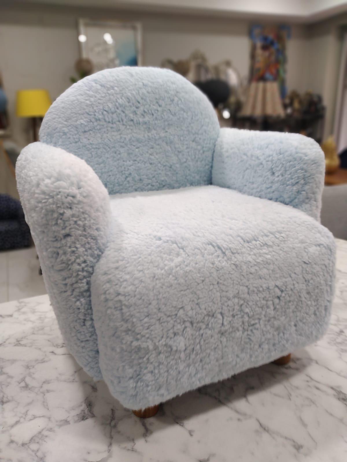 Teddy Ahşap Ayaklı Çocuk Koltuk 