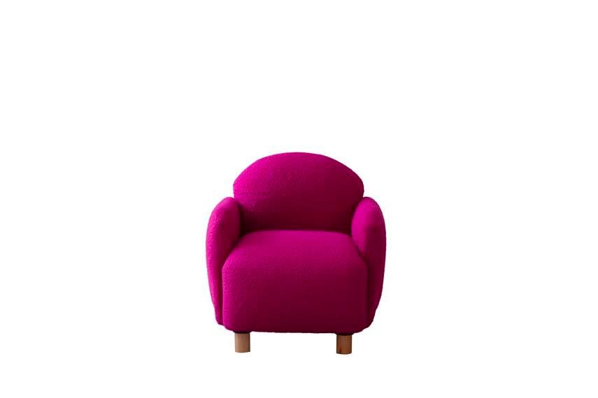 Teddy Mor Ahşap Ayaklı Çocuk Koltuk