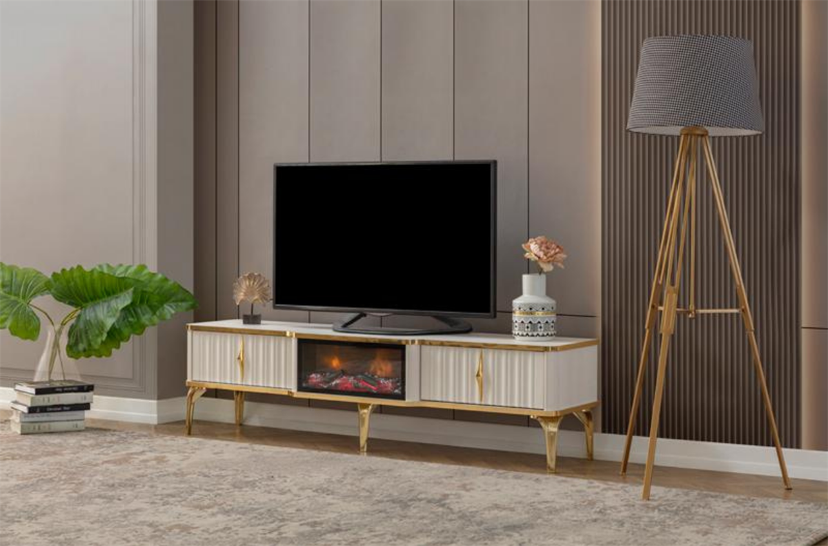 Uno Şomineli Tv Ünitesi 