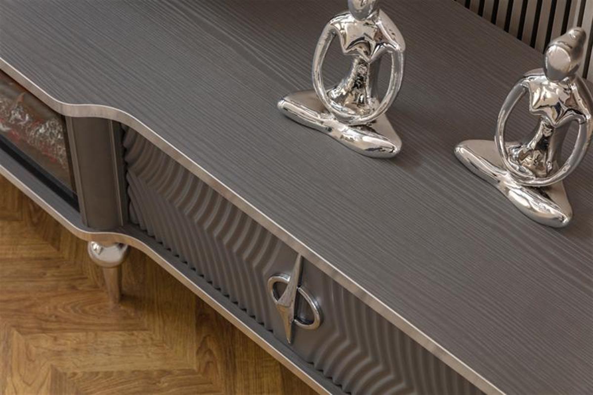 Uno Şomineli Tv Ünitesi 