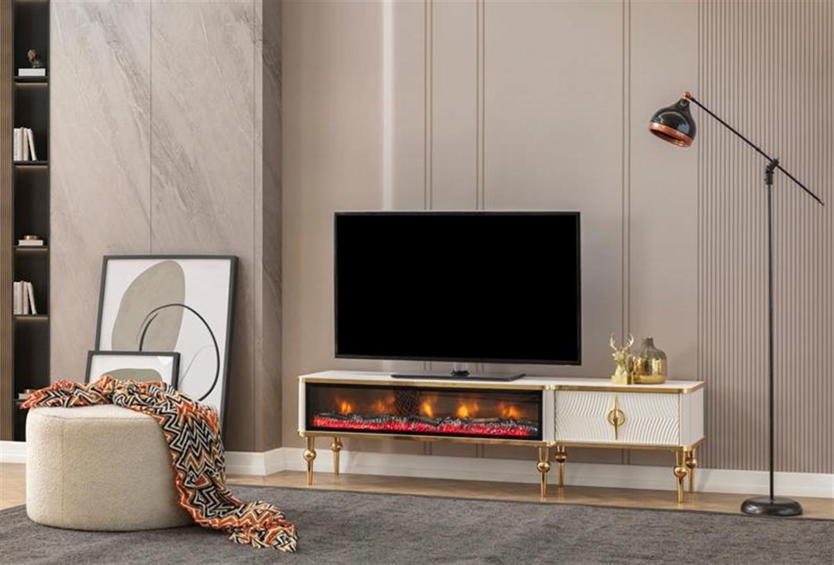 Uno Şomineli Tv Ünitesi 