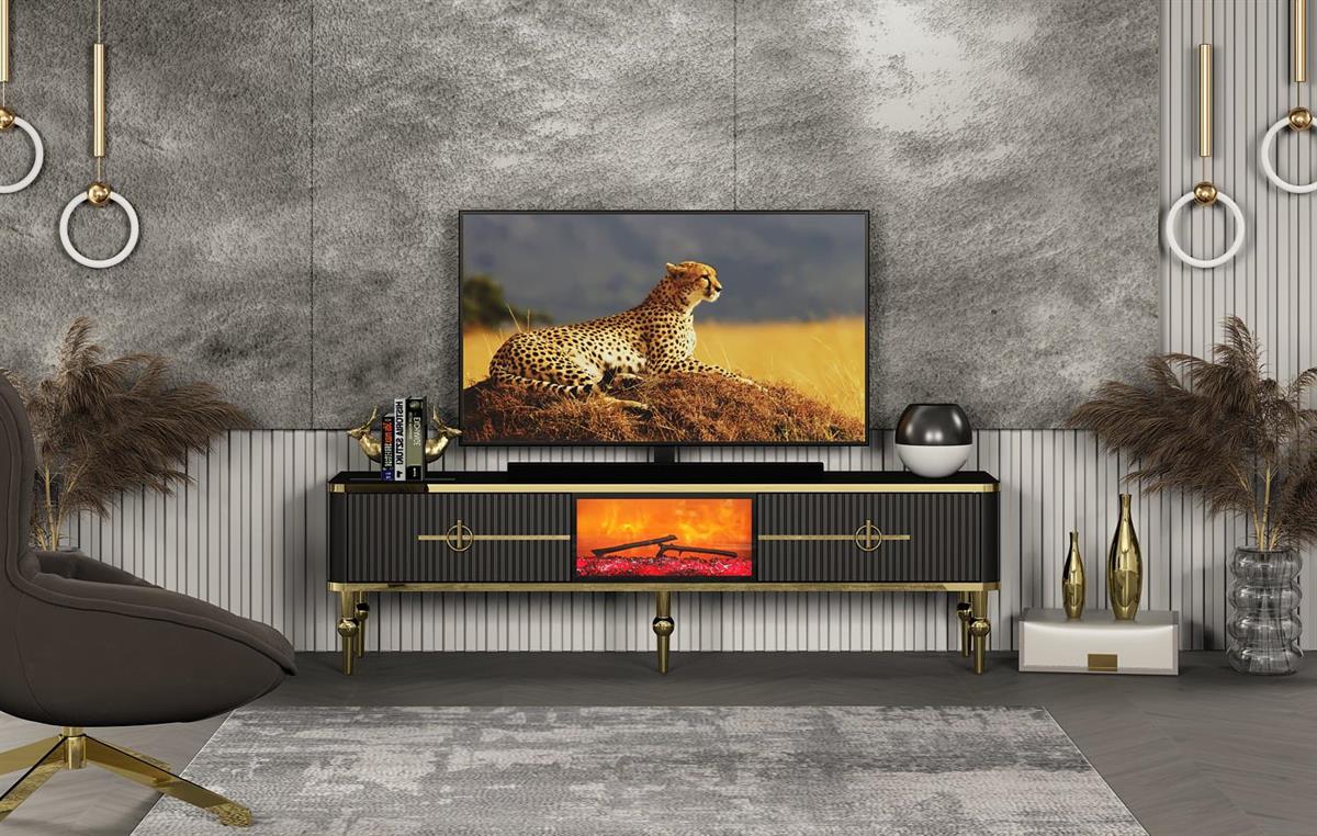 Uno Şomineli Tv Ünitesi 