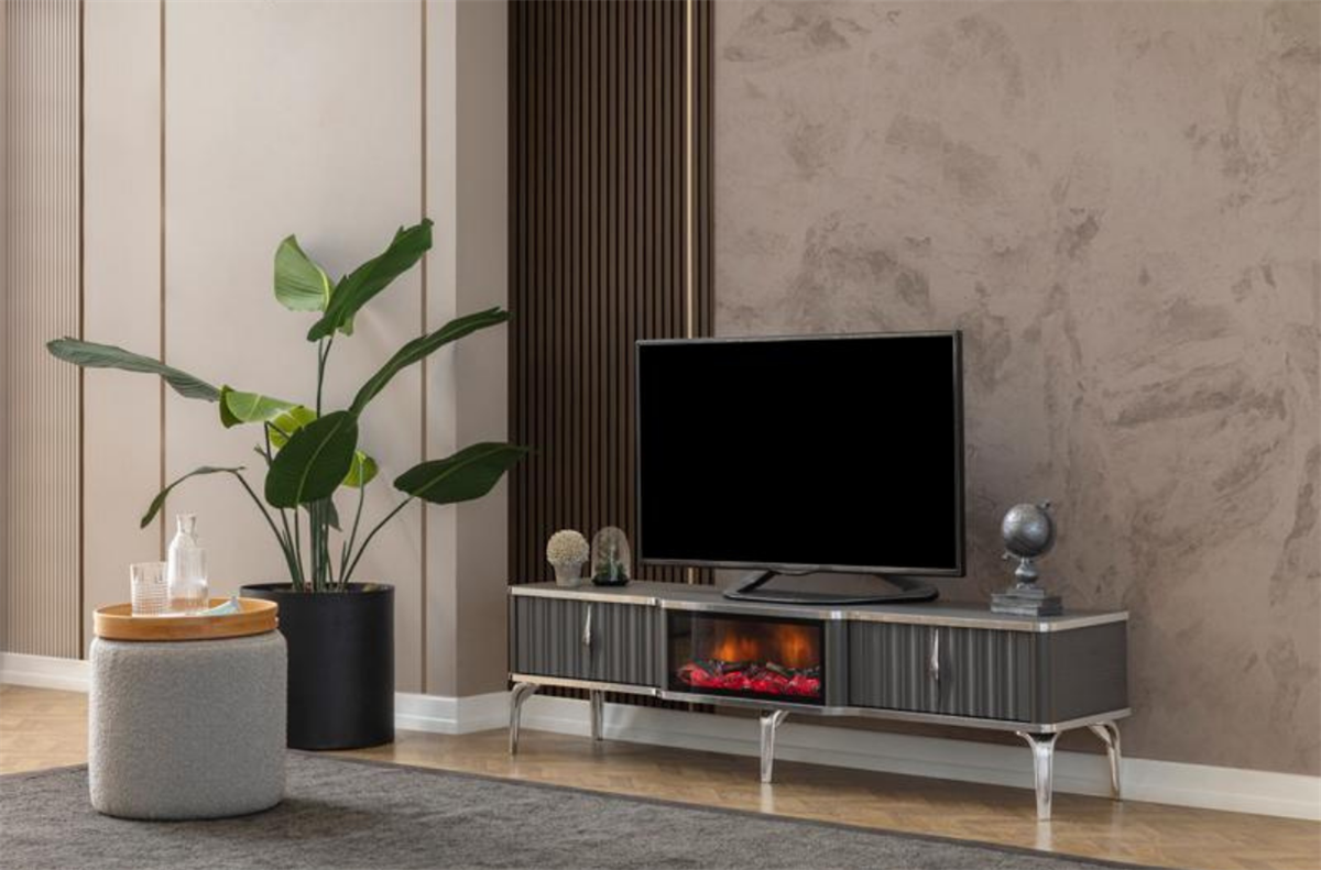 Uno Şomineli Tv Ünitesi 