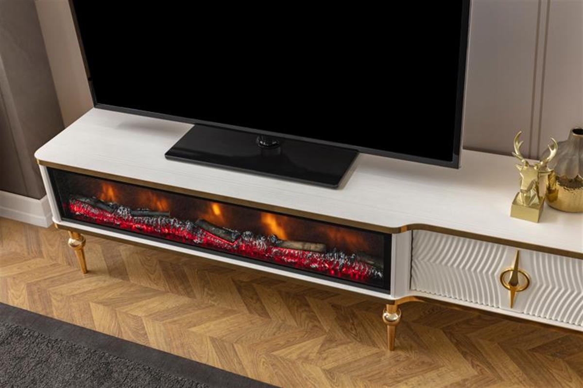 Uno Şomineli Tv Ünitesi 