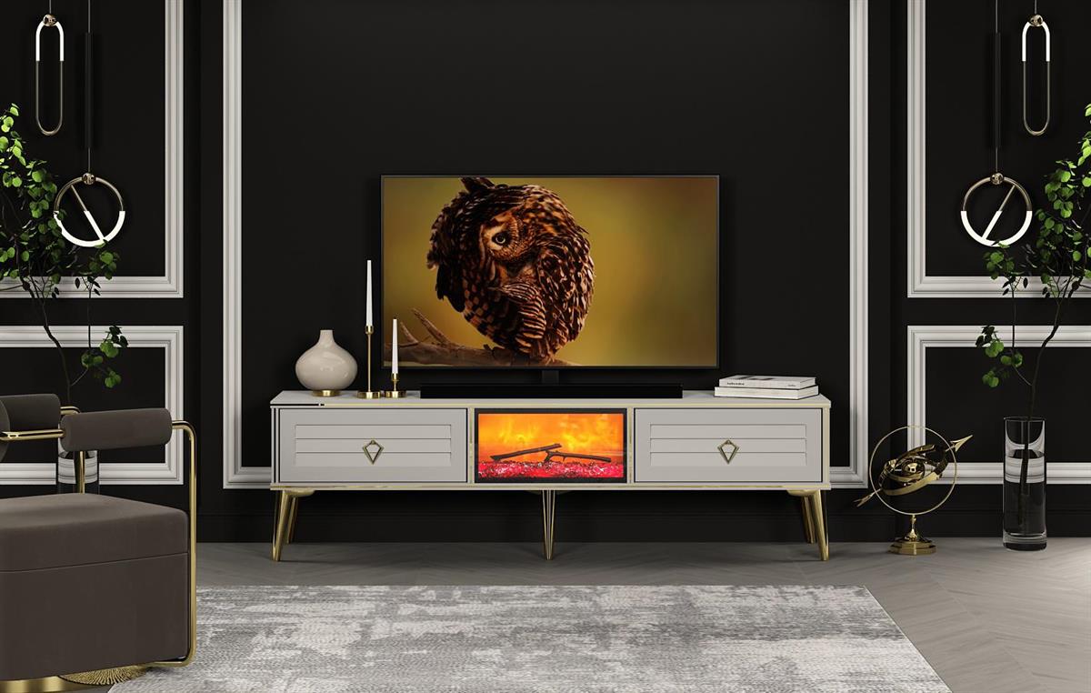 Uno Şomineli Tv Ünitesi 