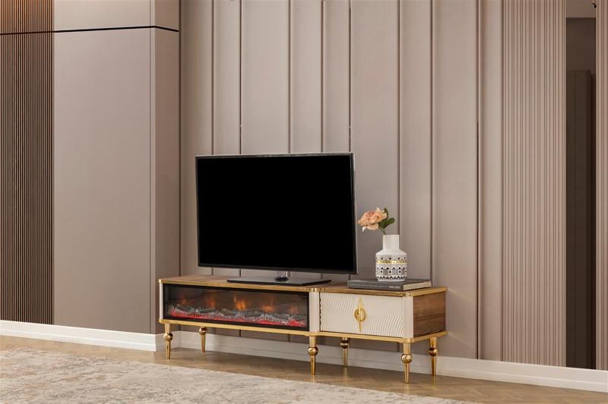 Uno Şomineli Tv Ünitesi 