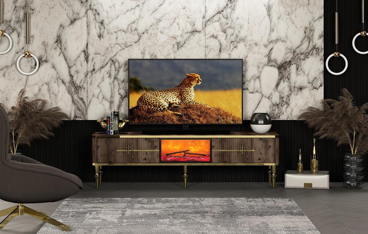 Uno Şomineli Tv Ünitesi 12