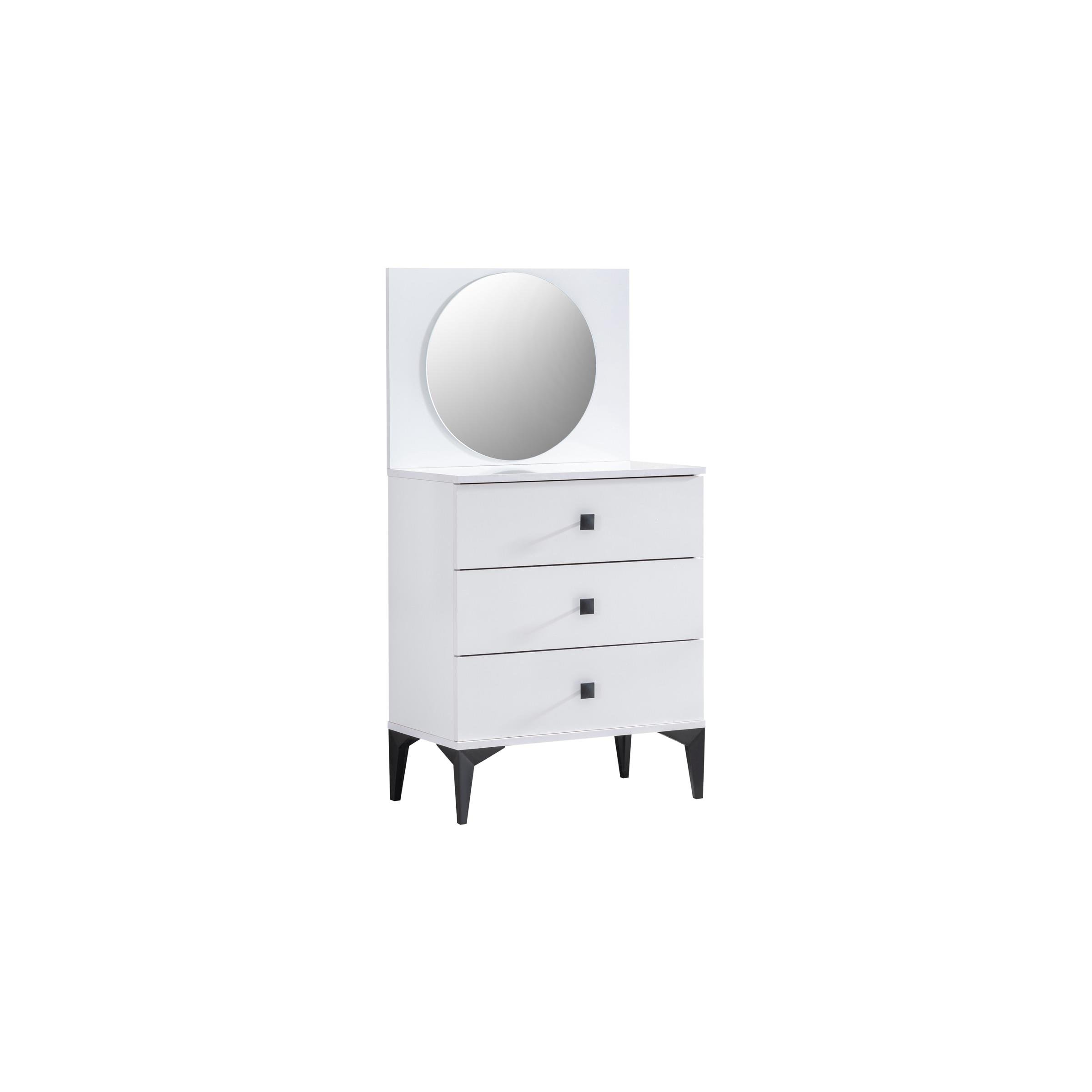 White Genç Odası 4 Kapılı Dolap