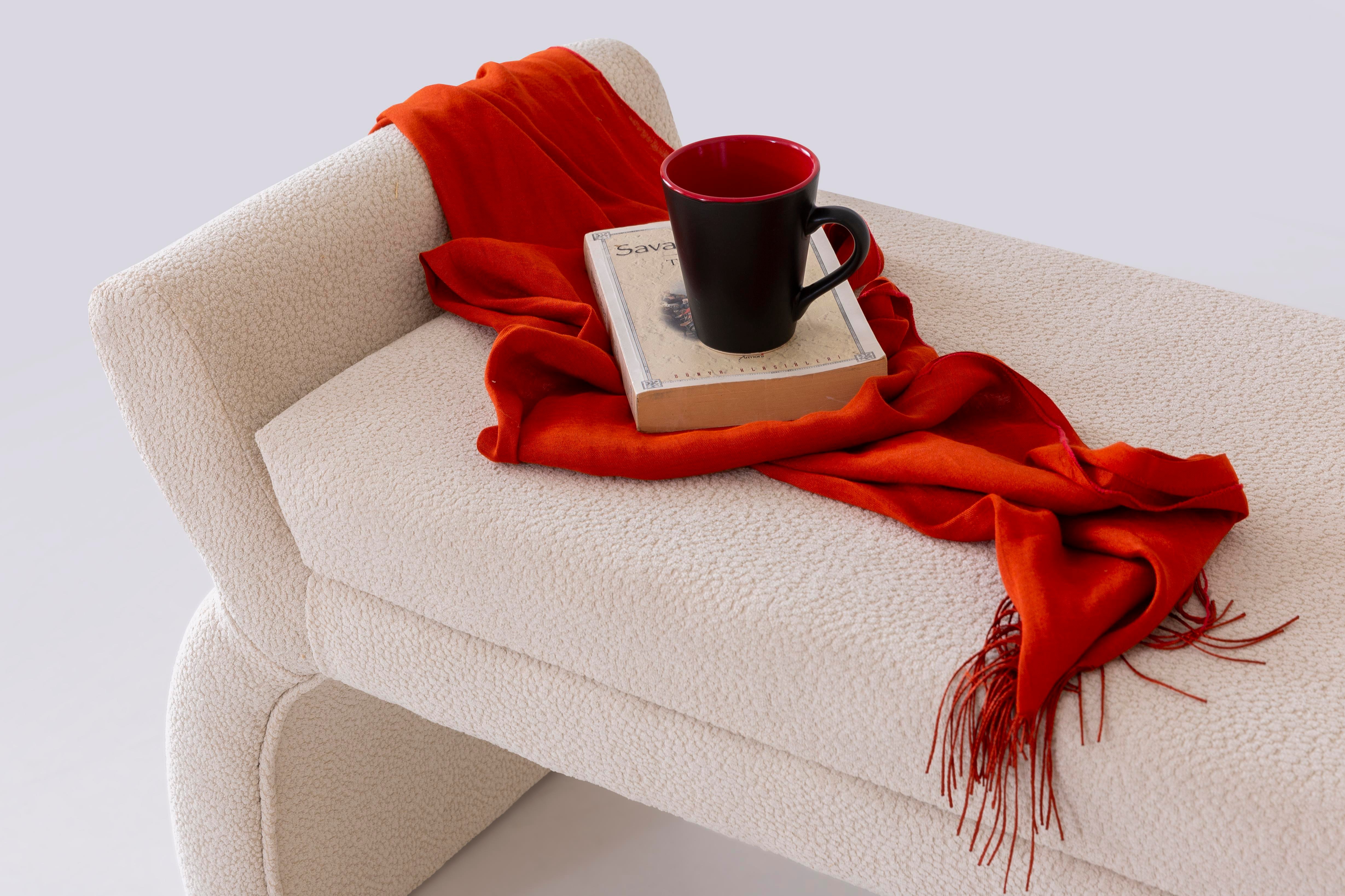 Zenn Coco Kumaşlı Modern Bench
