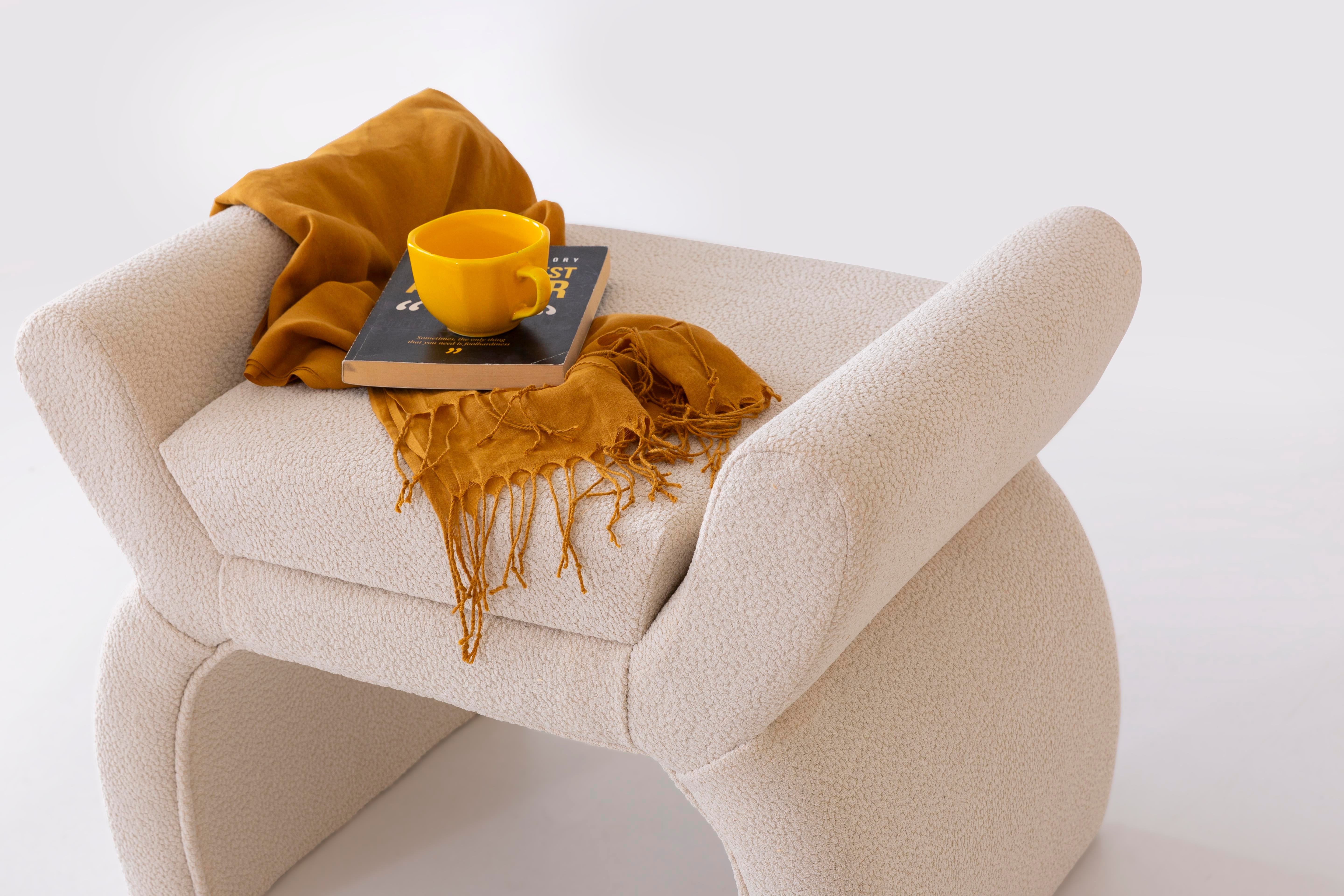 Zenn Coco Kumaşlı Modern Puf&bench