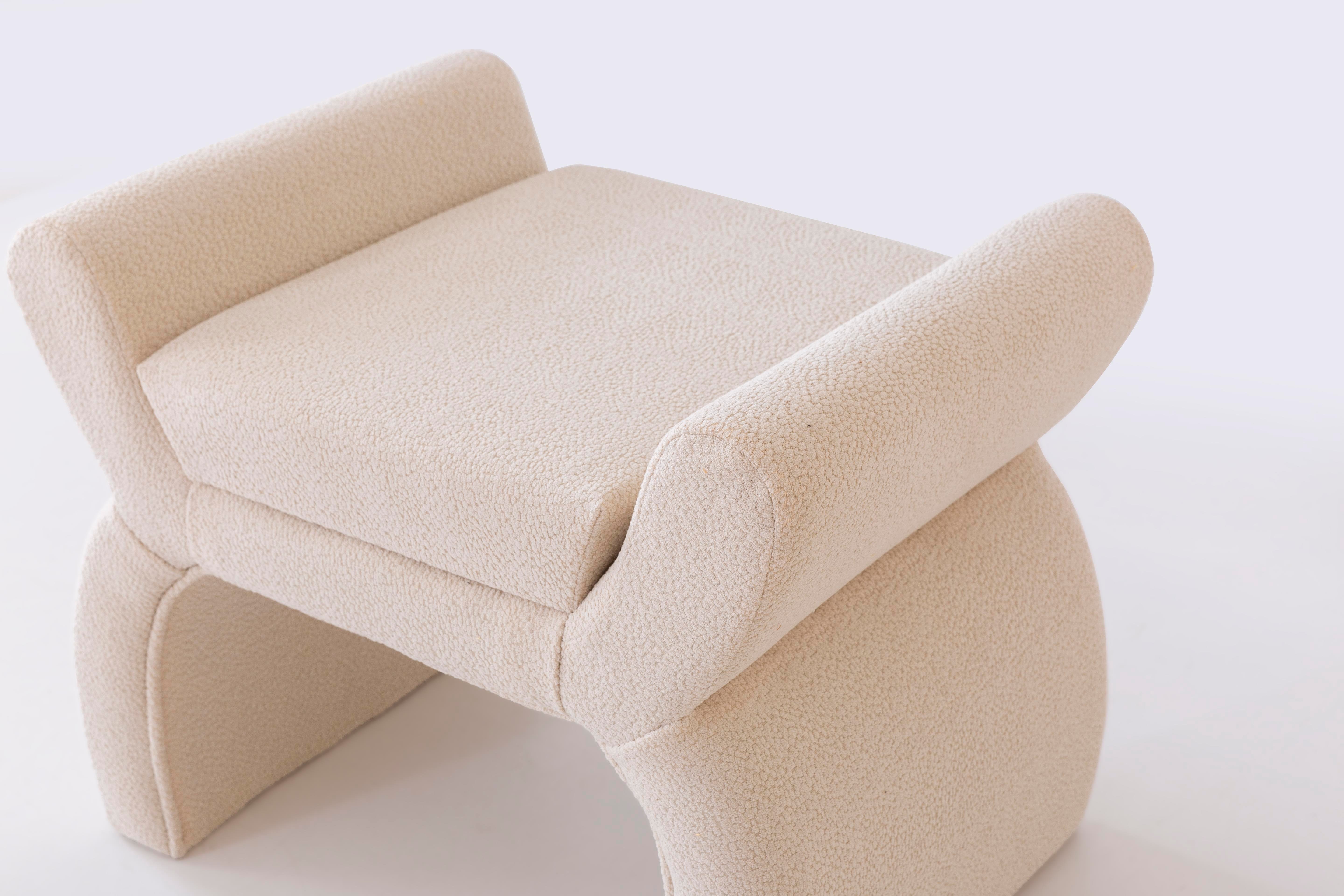 Zenn Coco Kumaşlı Modern Puf&bench