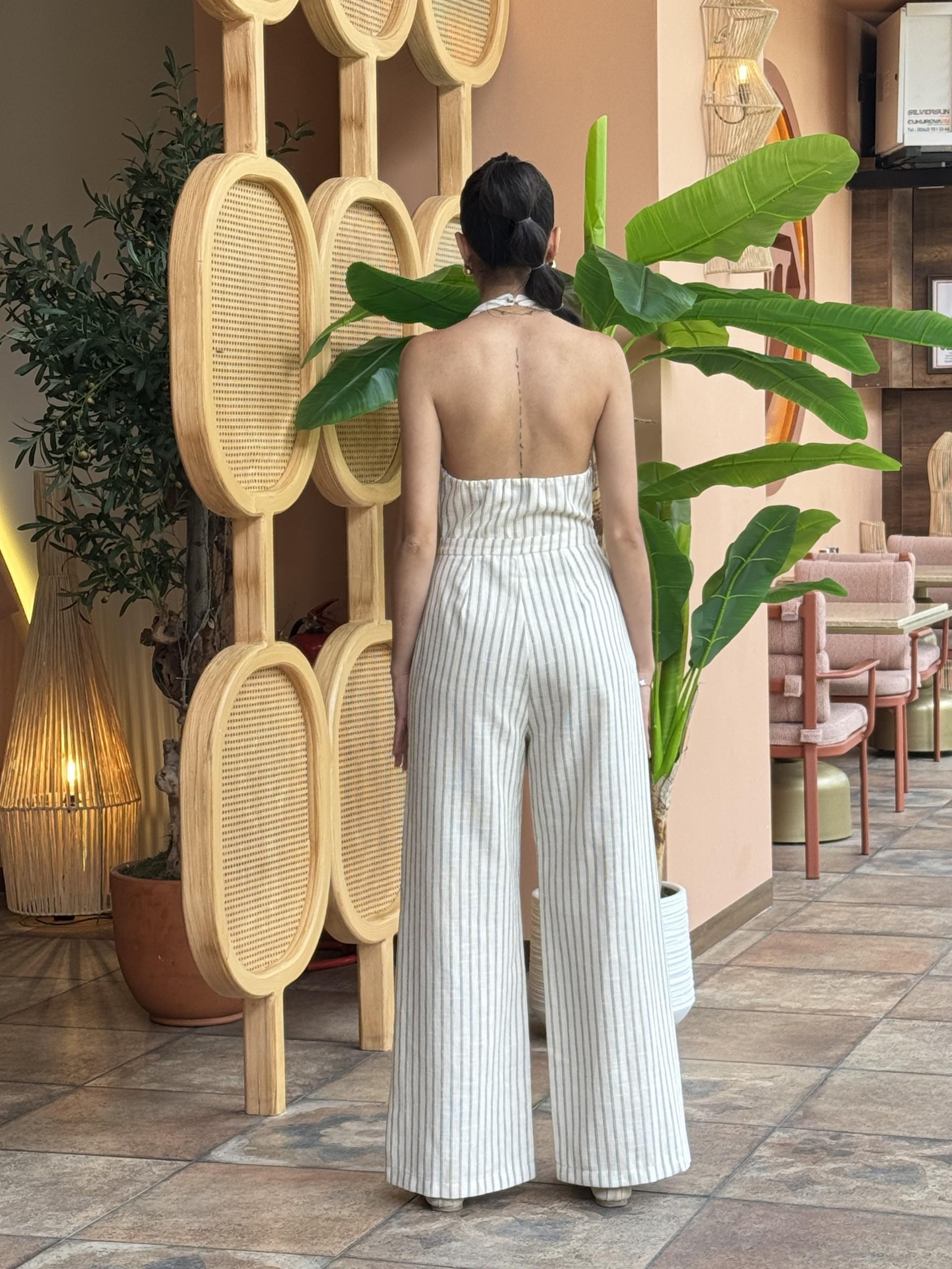 ÇİZGİLİ TASARIM TULUM