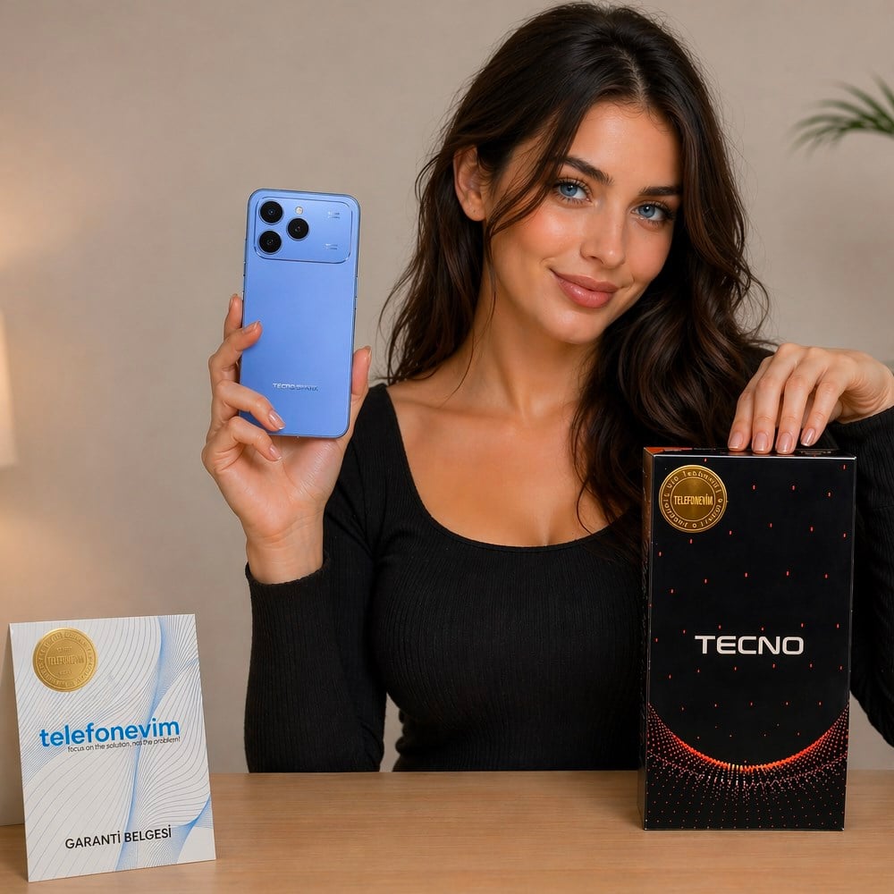 TECNO Spark 40 8 GB 256 GB Akıllı Telefon Mavi İthalatçı Garantili