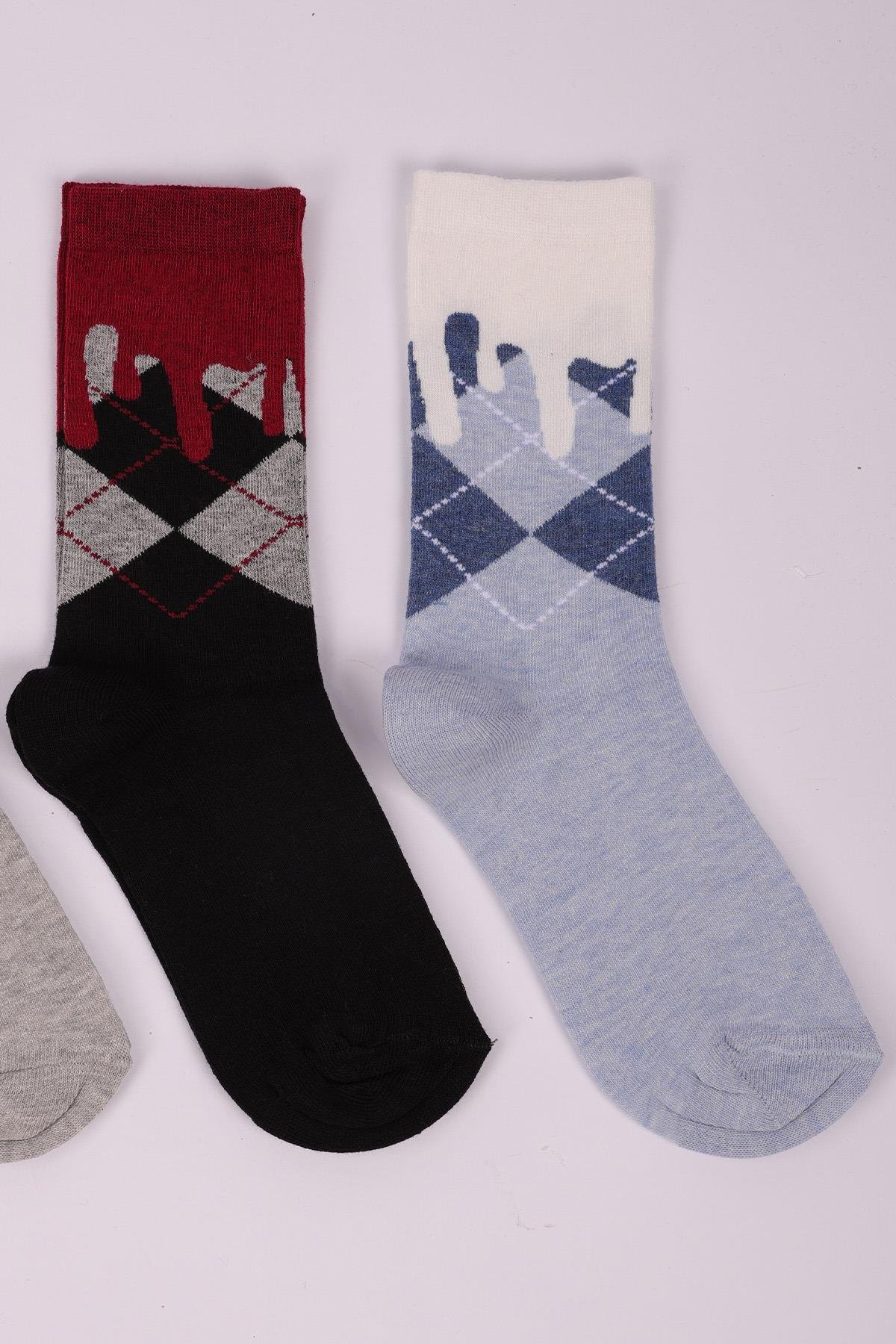 مجموعة منقوشة منقوشة مكونة من 4 جوارب للأولاد ASORTI