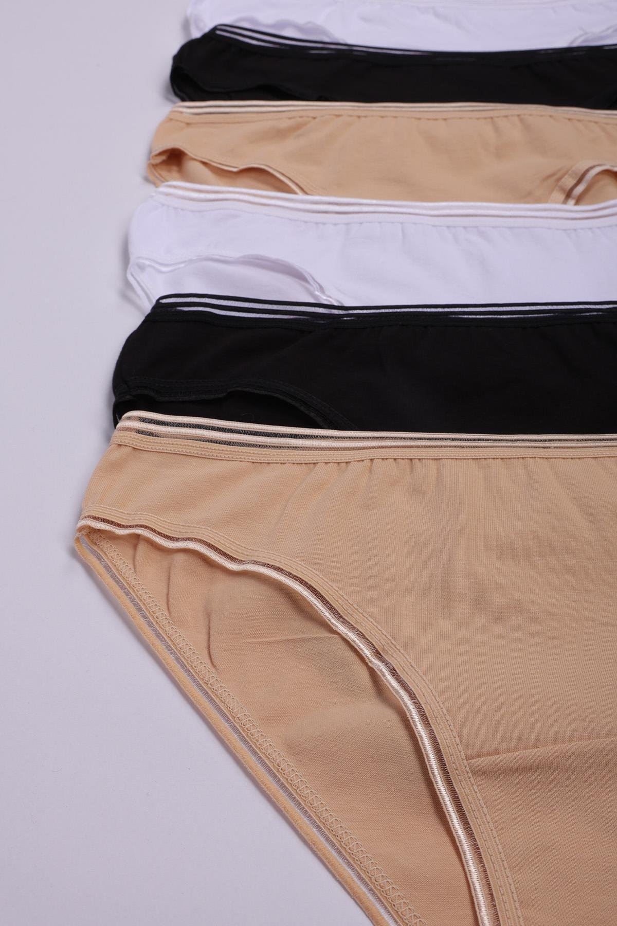 Kadın 6'lı Kenarları Transparan Bikini Seti