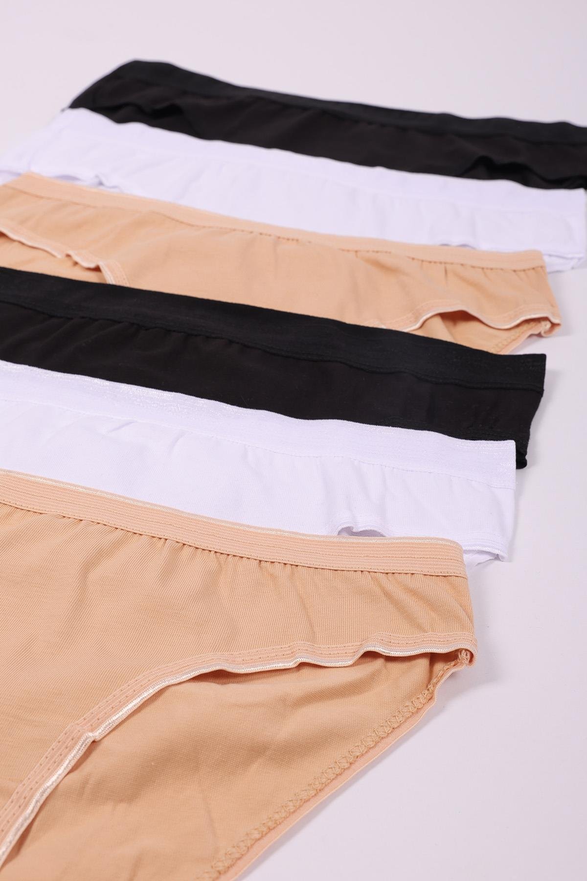 Kadın 6'lı Likralı Arzu Bikini Seti