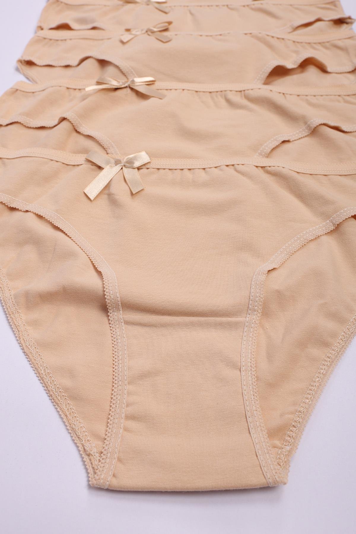 Kadın 6'lı Likralı Zümra Bikini Seti