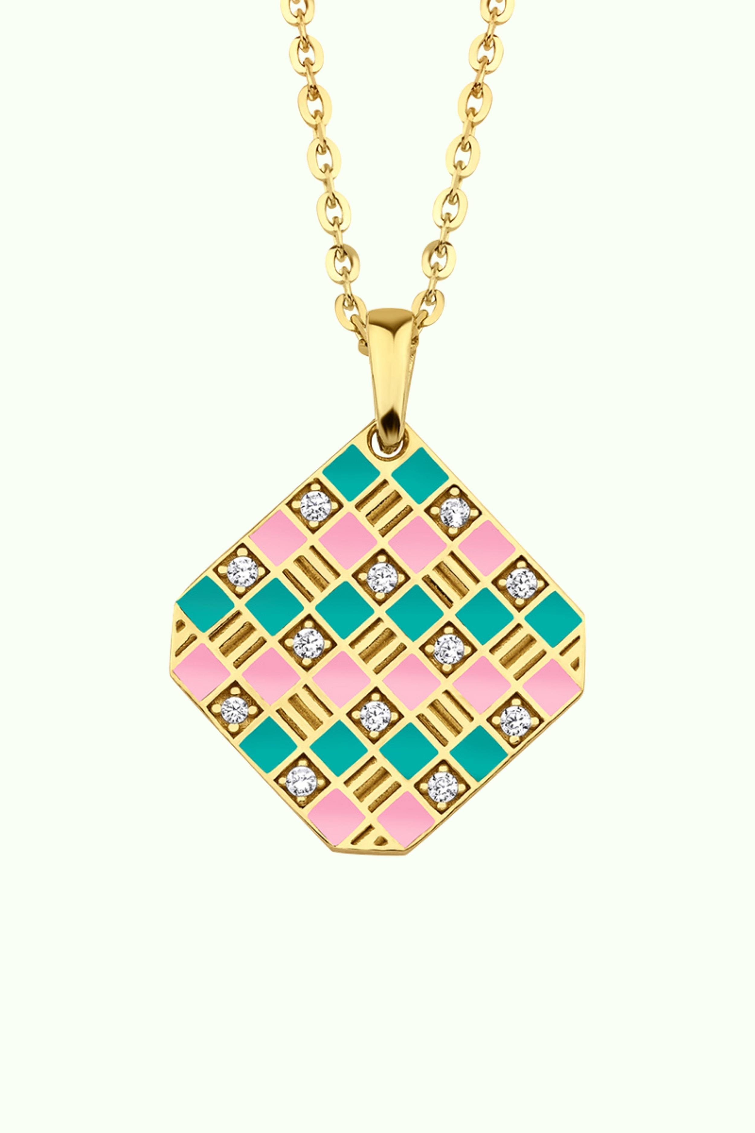 Check Mate Chic Necklace