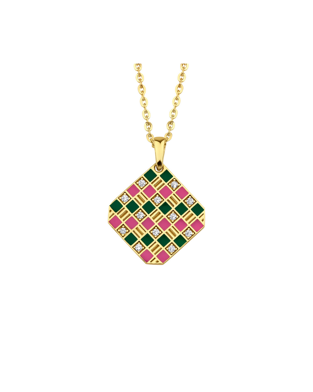 Check Mate Chic Necklace