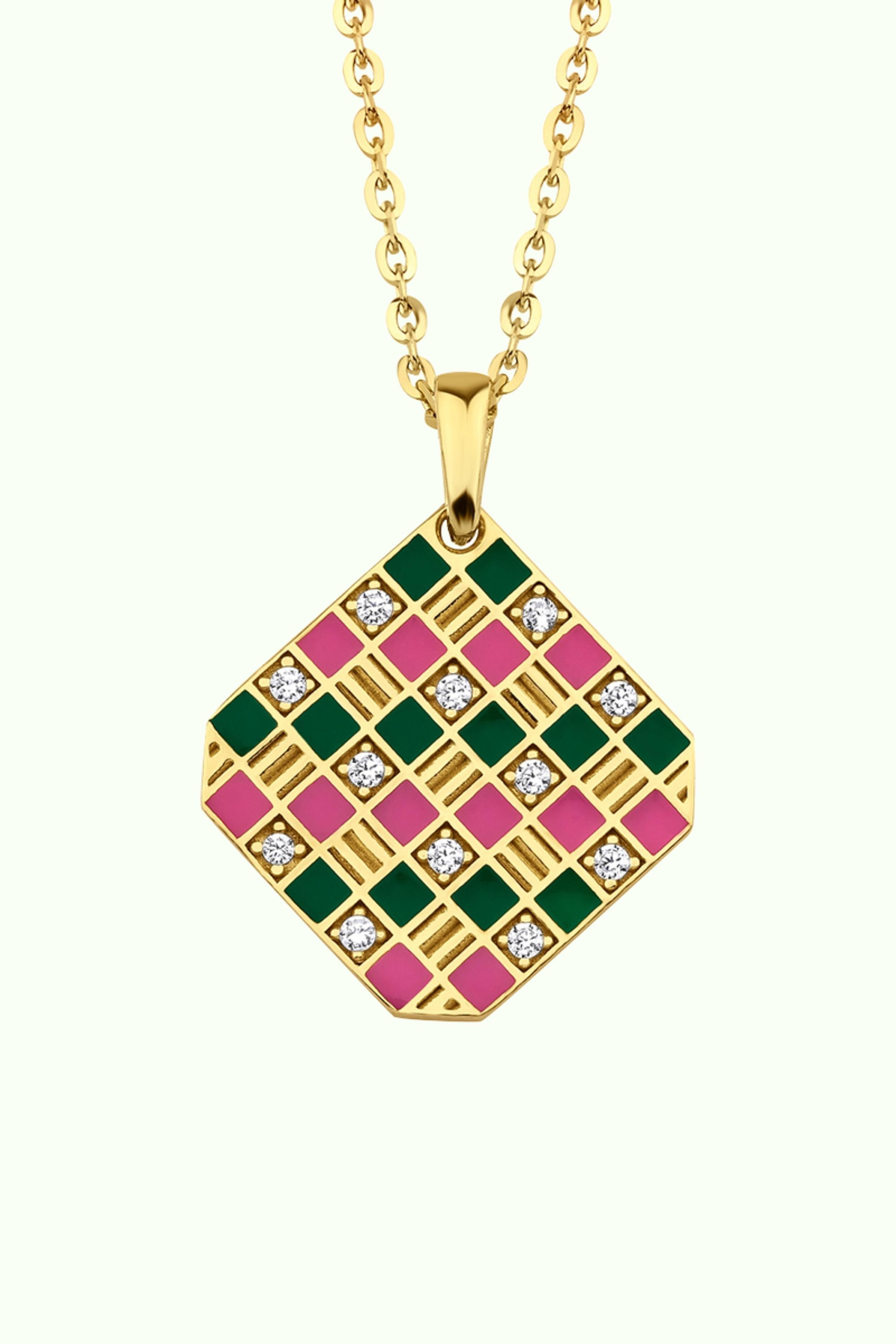 Check Mate Chic Necklace