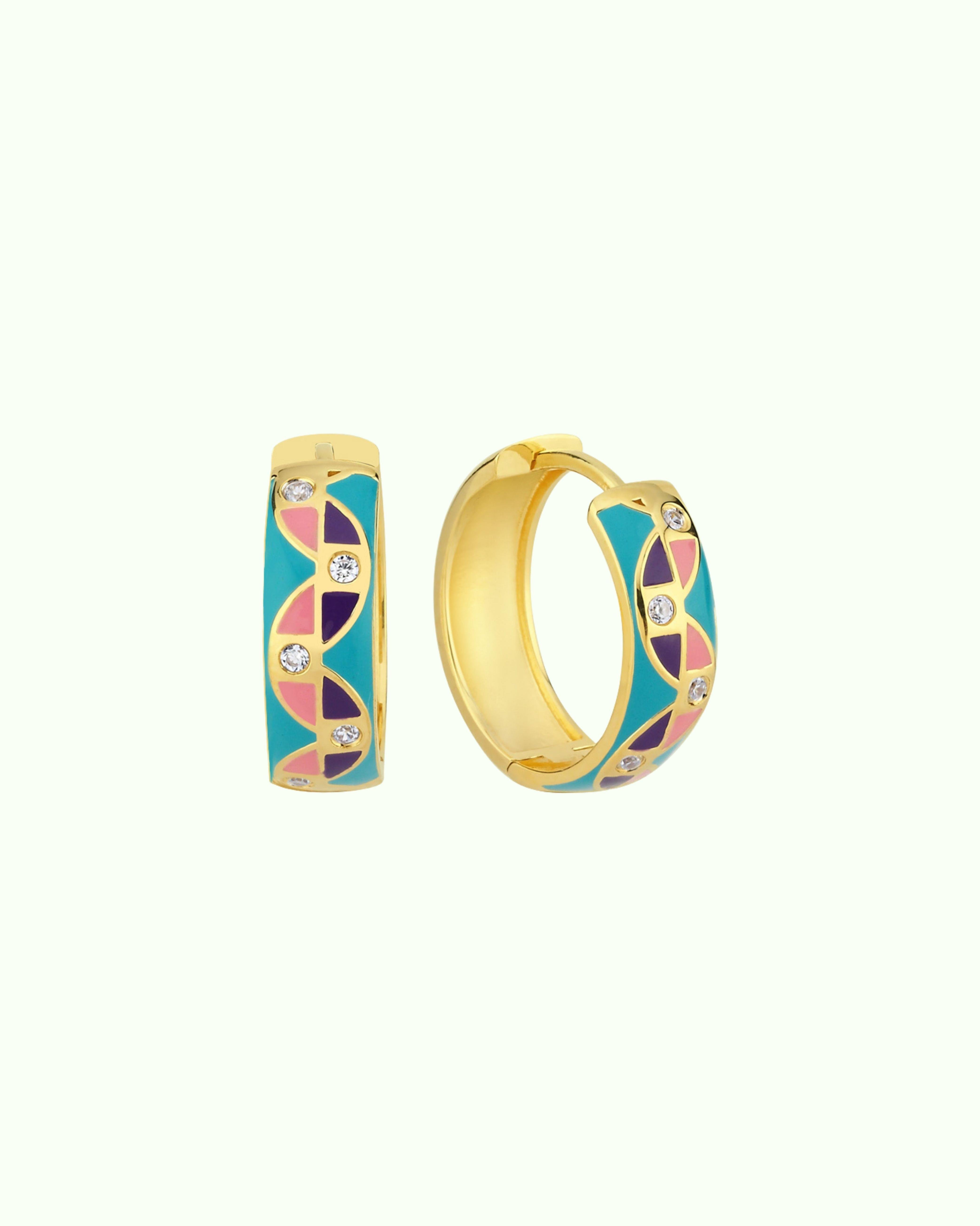 Color Burst Earrings