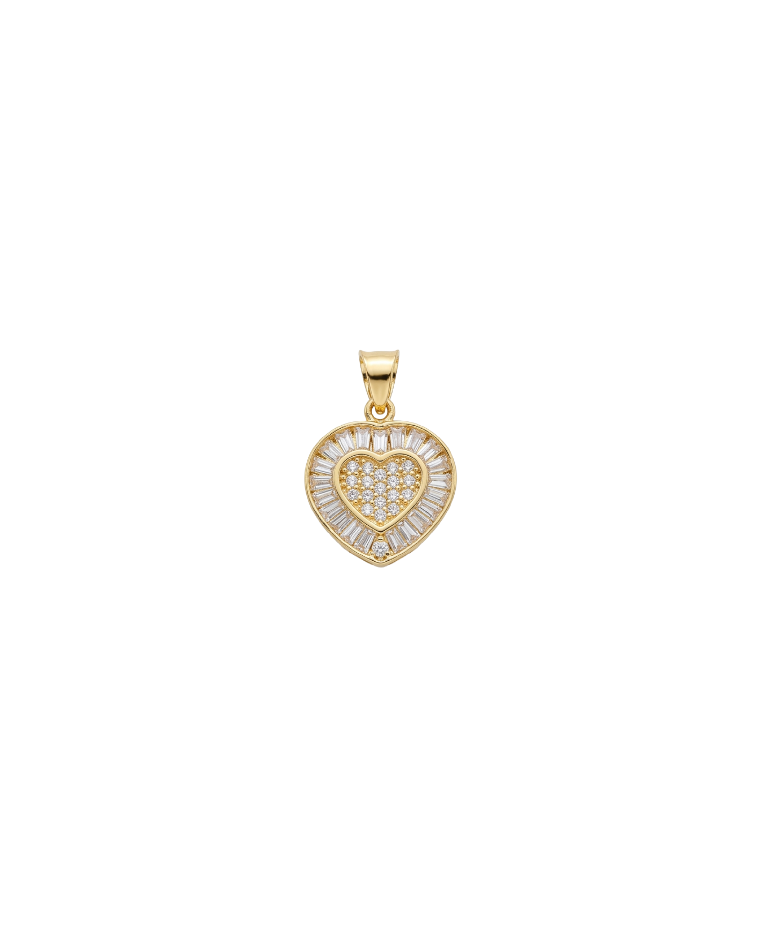 Heart Pave Kolye Ucu