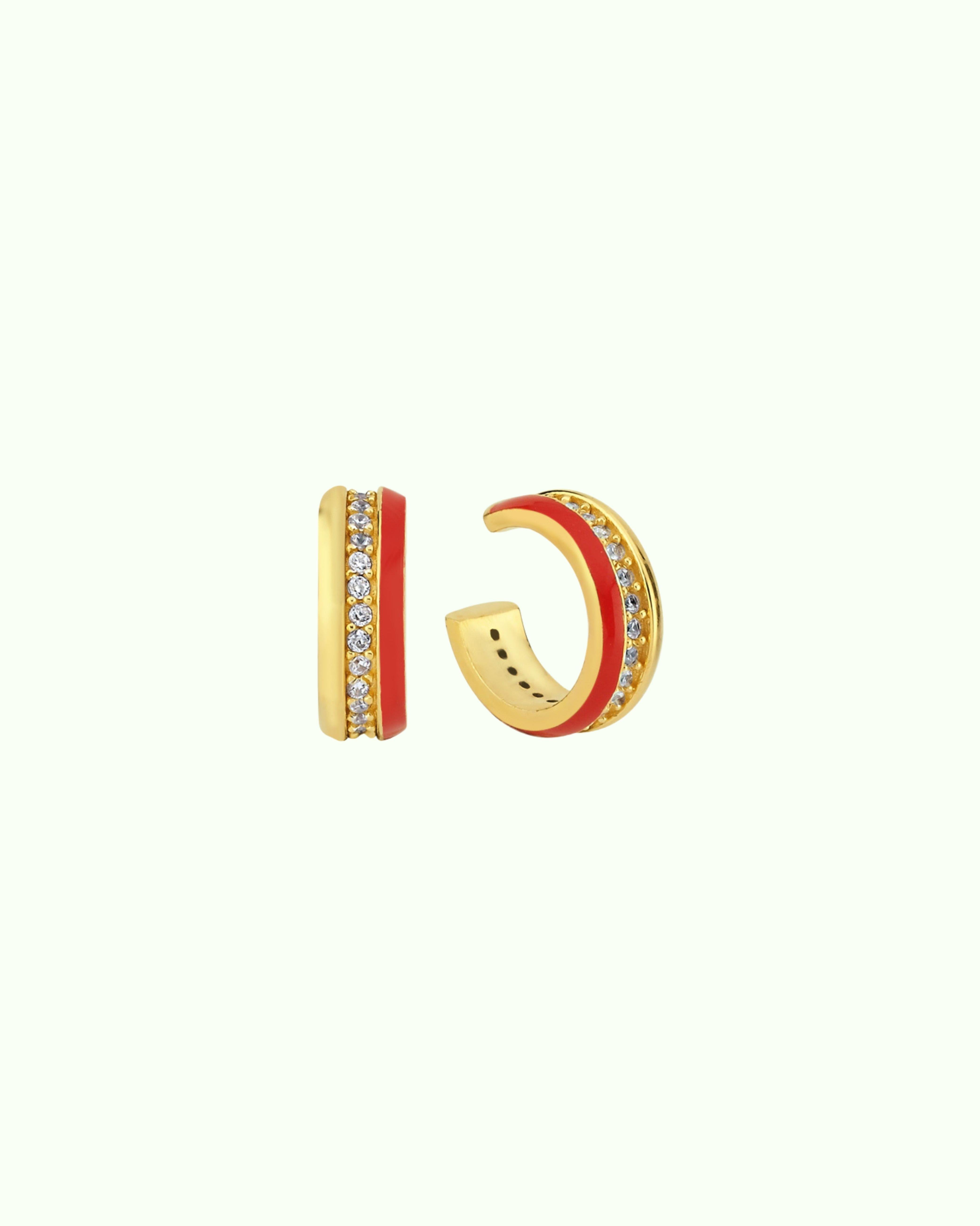 Triple Wisdom Cuff Küpe