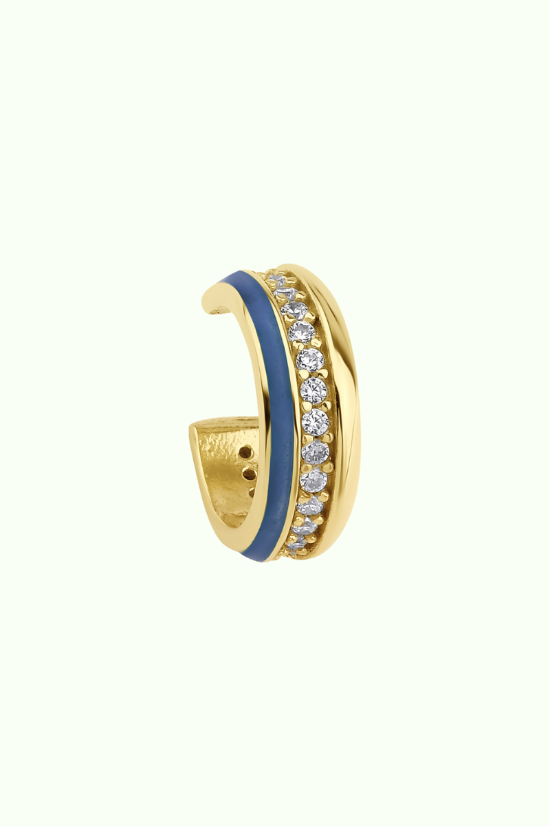 Triple Wisdom Cuff Earrings