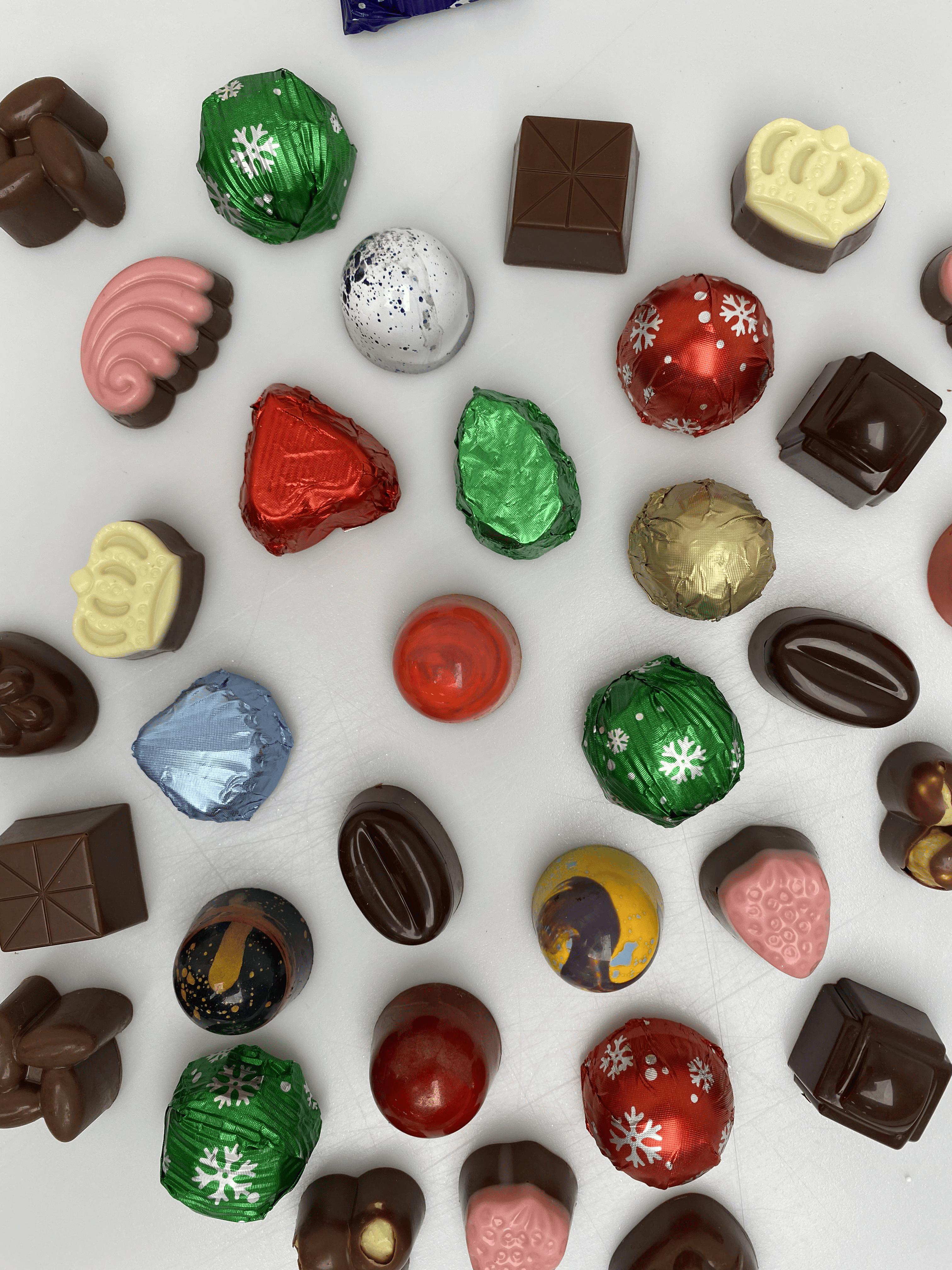 %100 EL YAPIMI SPECİAL ÇİKOLATA KARIŞIK DÖKME 500 GR