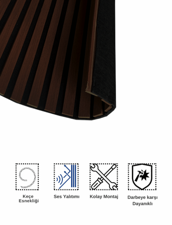  AKUSTİK DUVAR  PANELİ 50x275 cm + Ücretsiz Kaargo 