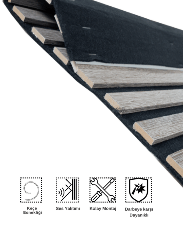  AKUSTİK DUVAR  PANELİ 50x275 cm + Ücretsiz Kaargo 