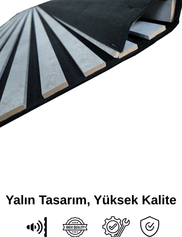  AKUSTİK DUVAR  PANELİ 50x275 cm + Ücretsiz Kaargo 