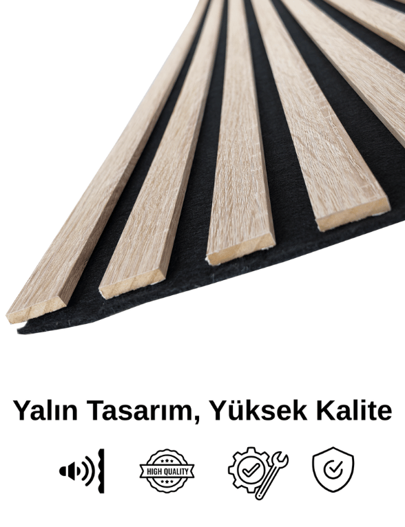  AKUSTİK DUVAR  PANELİ 50x275 cm + Ücretsiz Kaargo 