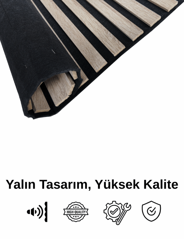  AKUSTİK DUVAR  PANELİ 50x275 cm + Ücretsiz Kaargo 