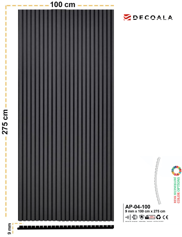Acoustic Wall Panel- 100x275 cm