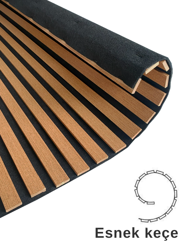 Teak AKUSTİK LAMBRİ 100x275 cm