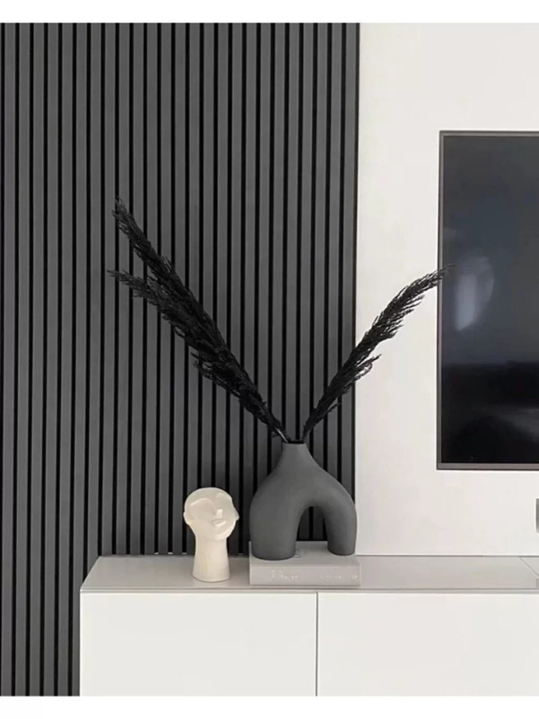 Antrasit AKUSTİK LAMBRİ 100x275 cm