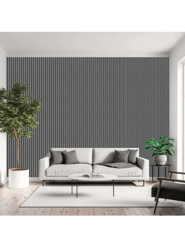 Antrasit AKUSTİK LAMBRİ 100x275 cm